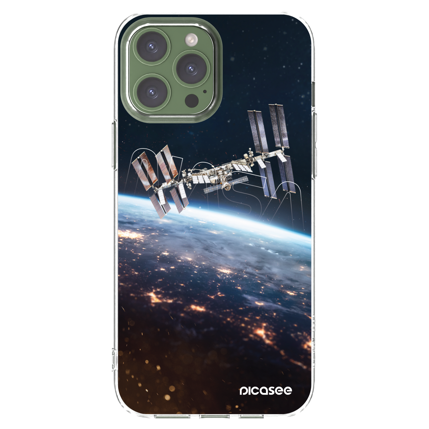 Silikónový prehľadný obal pre Apple iPhone 13 Pro Max - Station