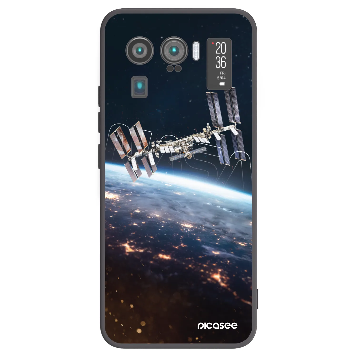 Picasee silikónový čierny obal pre Xiaomi Mi 11 Ultra - Station