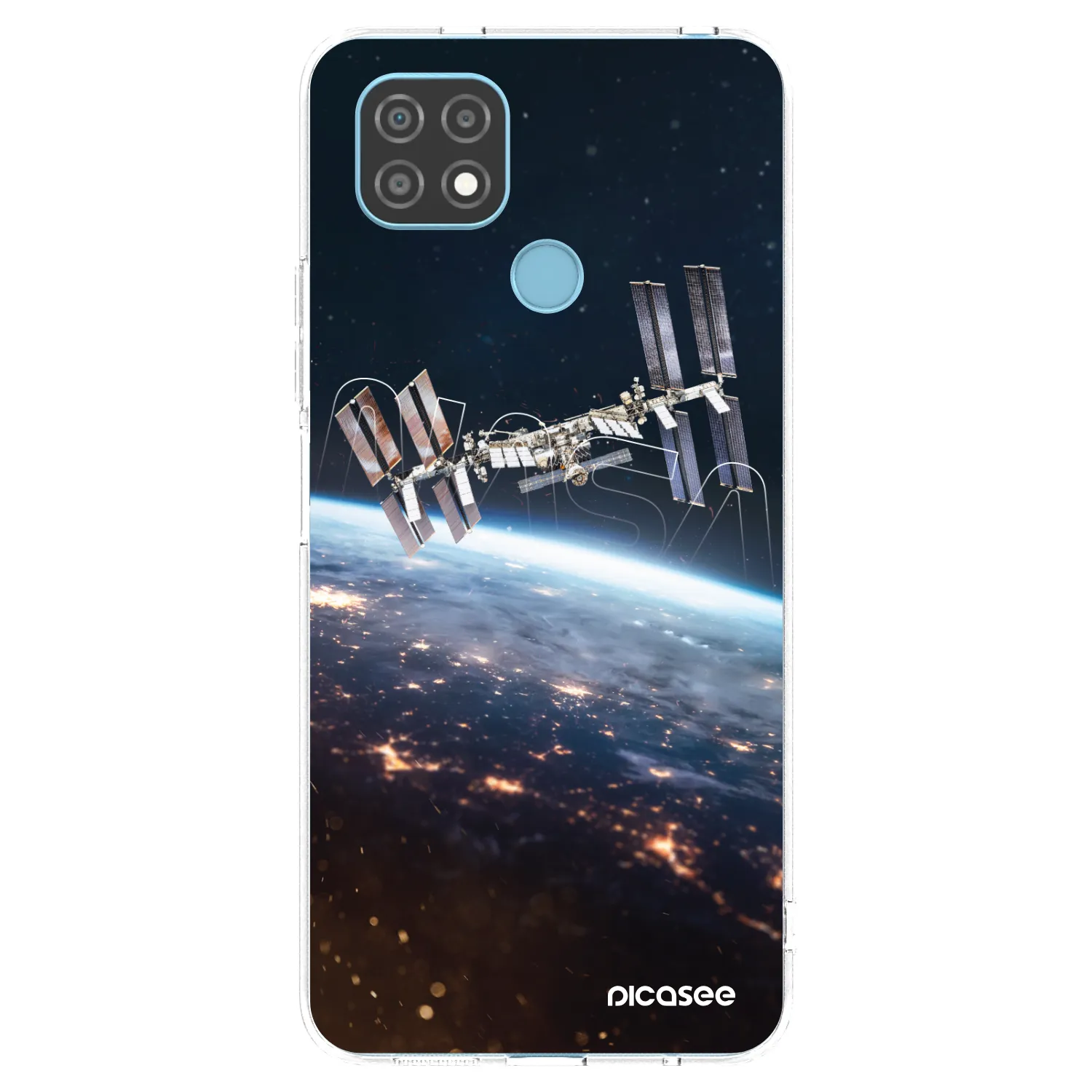 Picasee silikónový prehľadný obal pre Realme C21 - Station