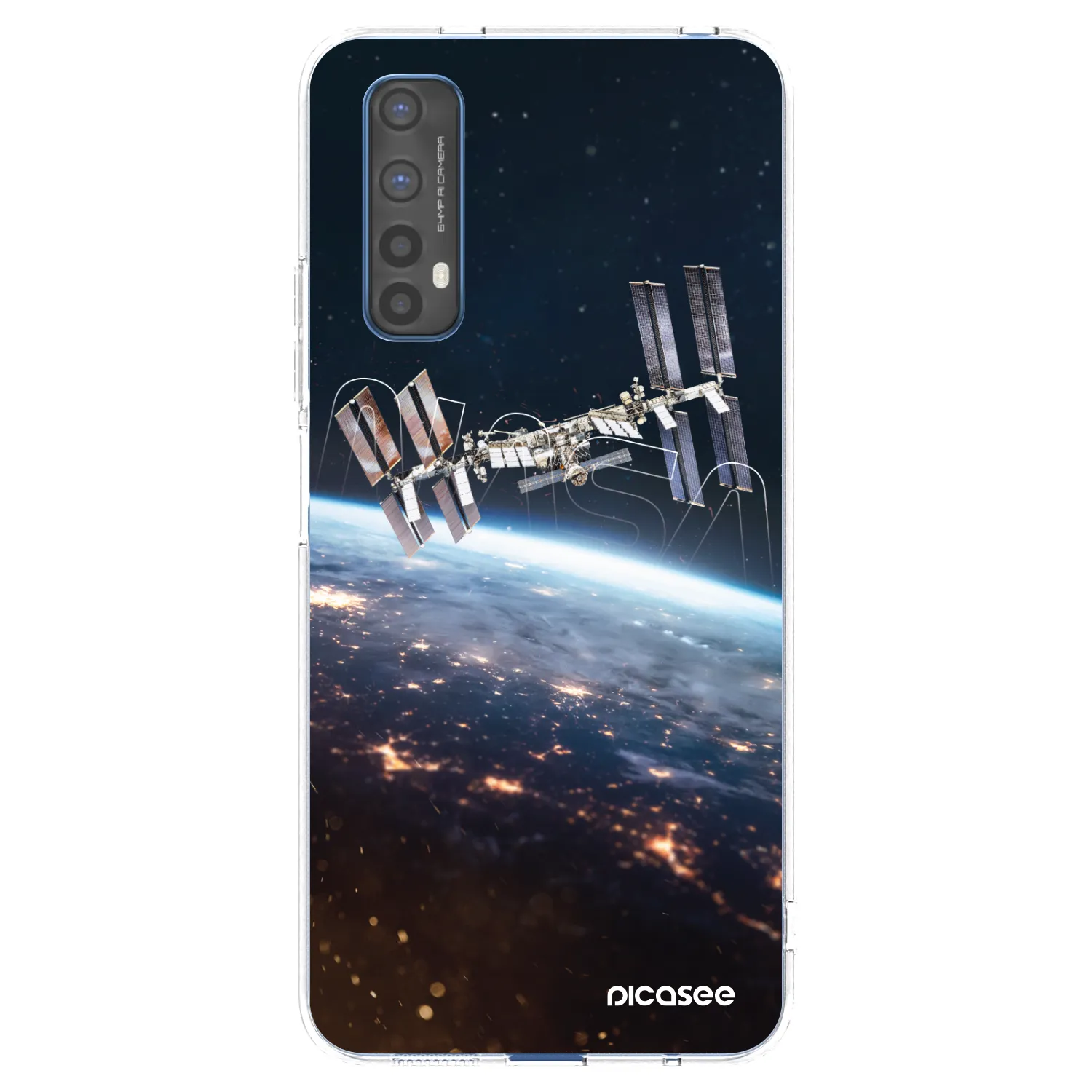Picasee silikónový prehľadný obal pre Realme 7 - Station