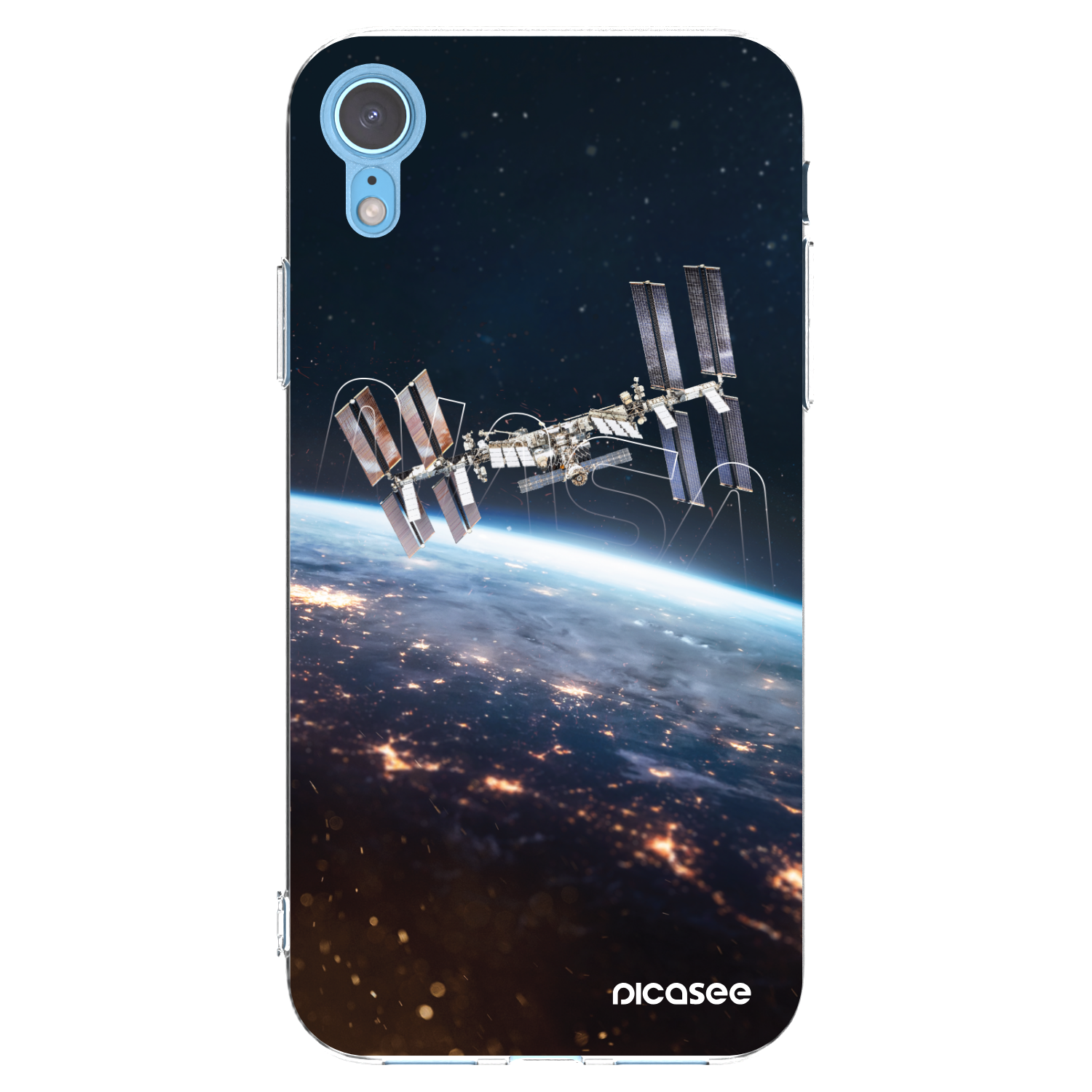 Picasee silikónový prehľadný obal pre Apple iPhone XR - Station