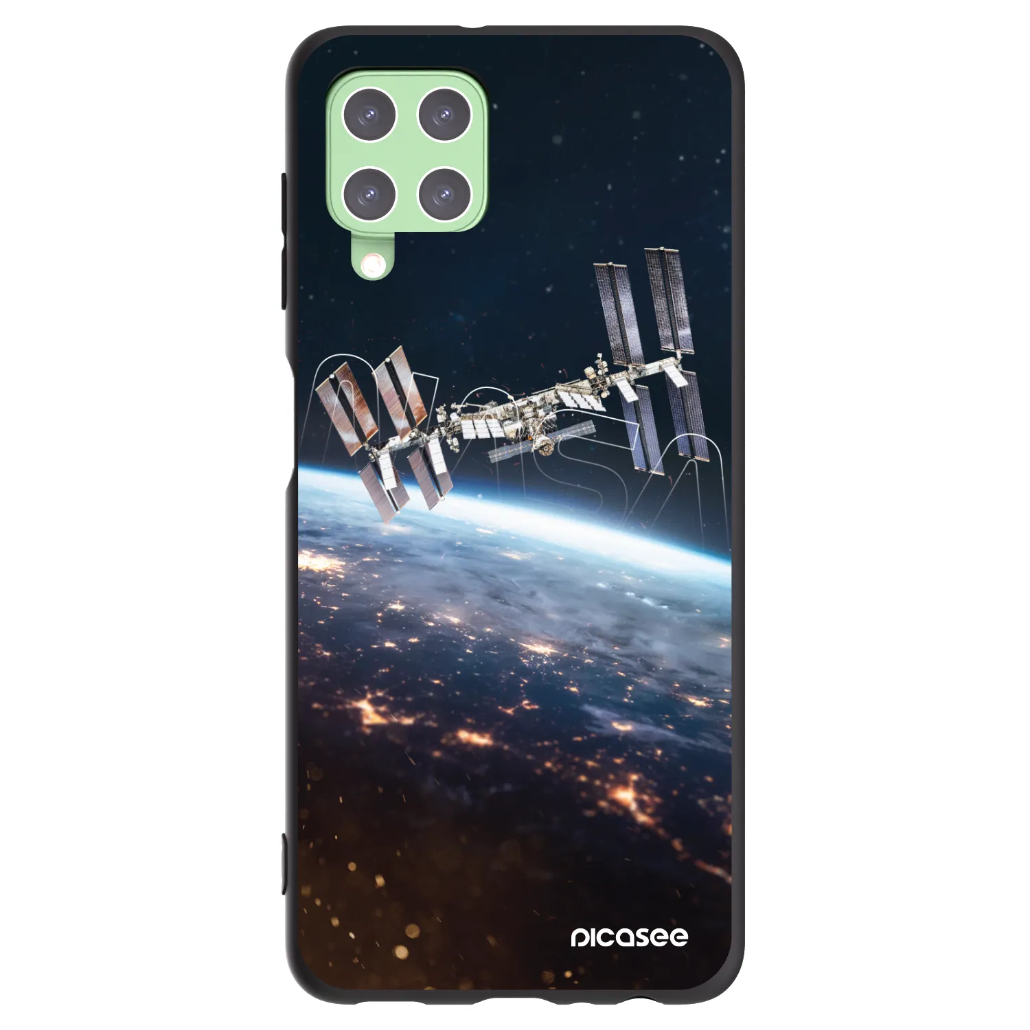 Picasee silikónový čierny obal pre Samsung Galaxy A22 A225F 4G - Station