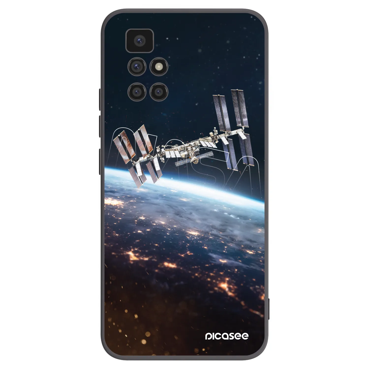 Picasee silikónový čierny obal pre Xiaomi Redmi 10 - Station
