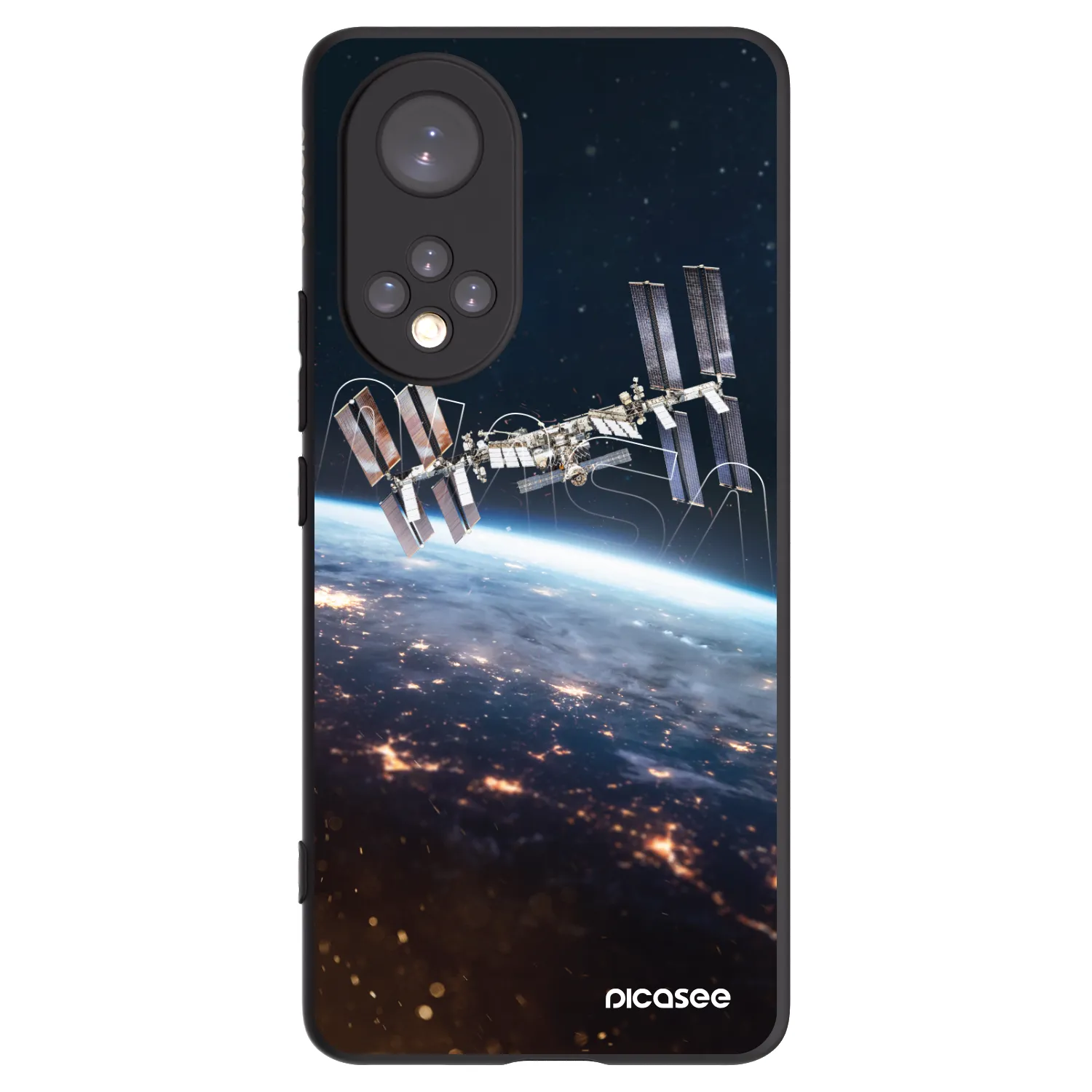Picasee silikónový čierny obal pre Huawei Nova 9 - Station