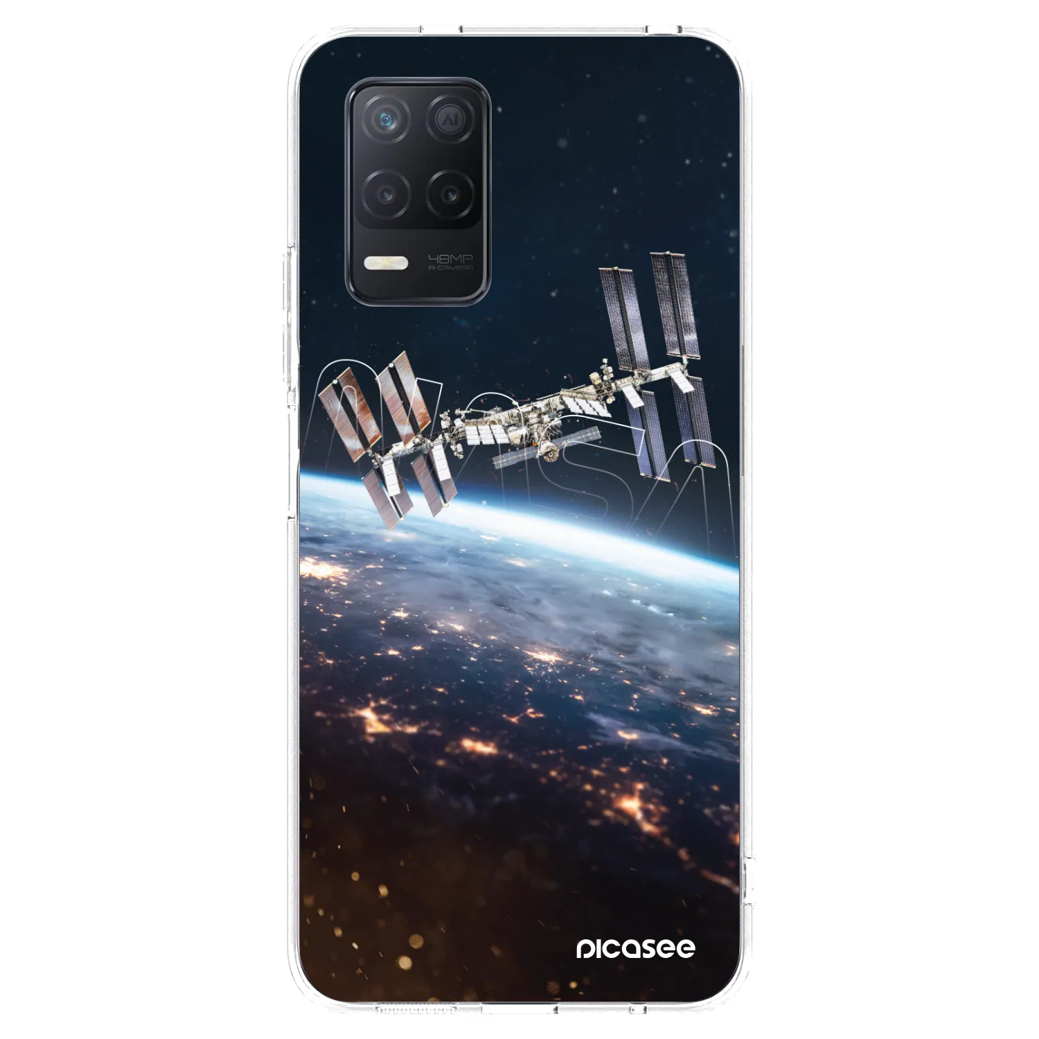 Picasee silikónový prehľadný obal pre Realme 8 5G - Station