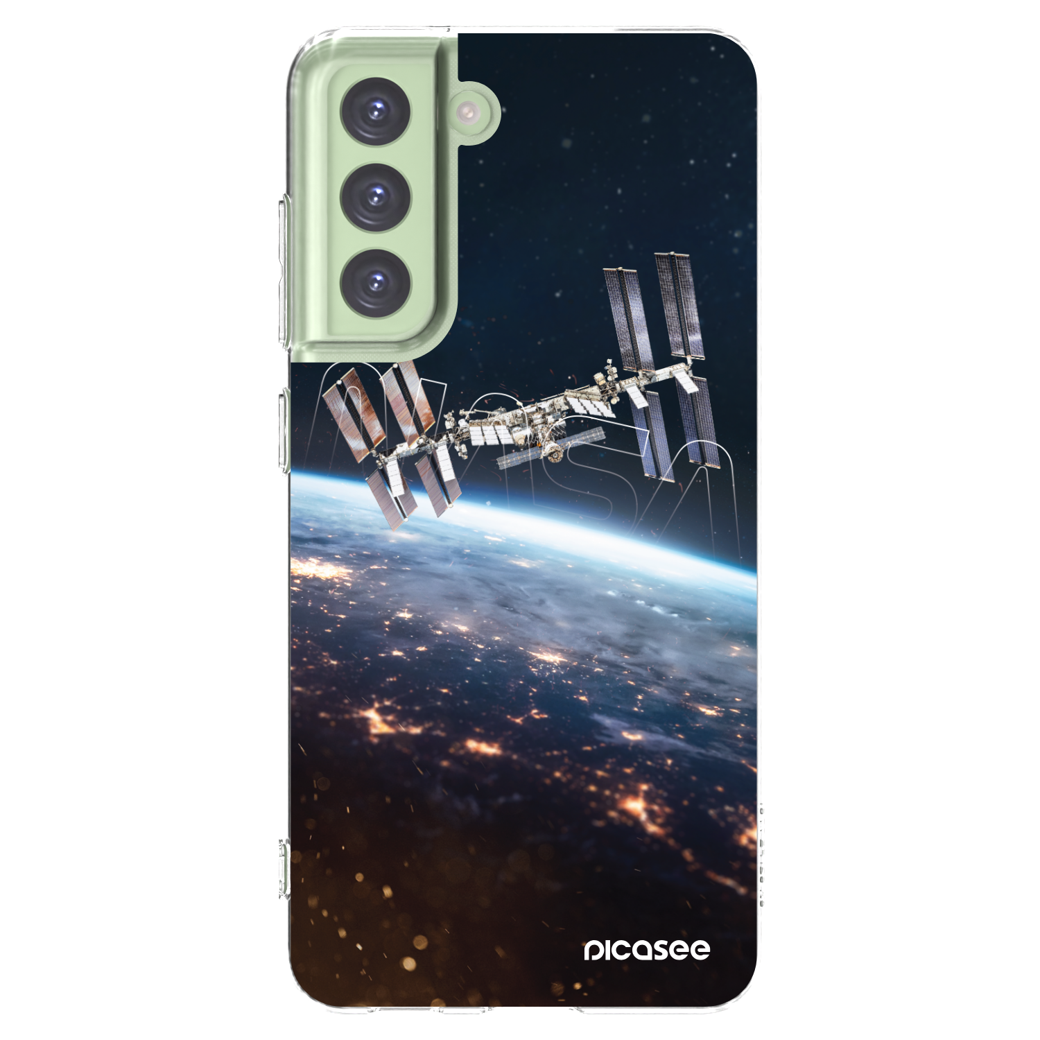 Picasee silikónový prehľadný obal pre Samsung Galaxy S21 FE 5G - Station