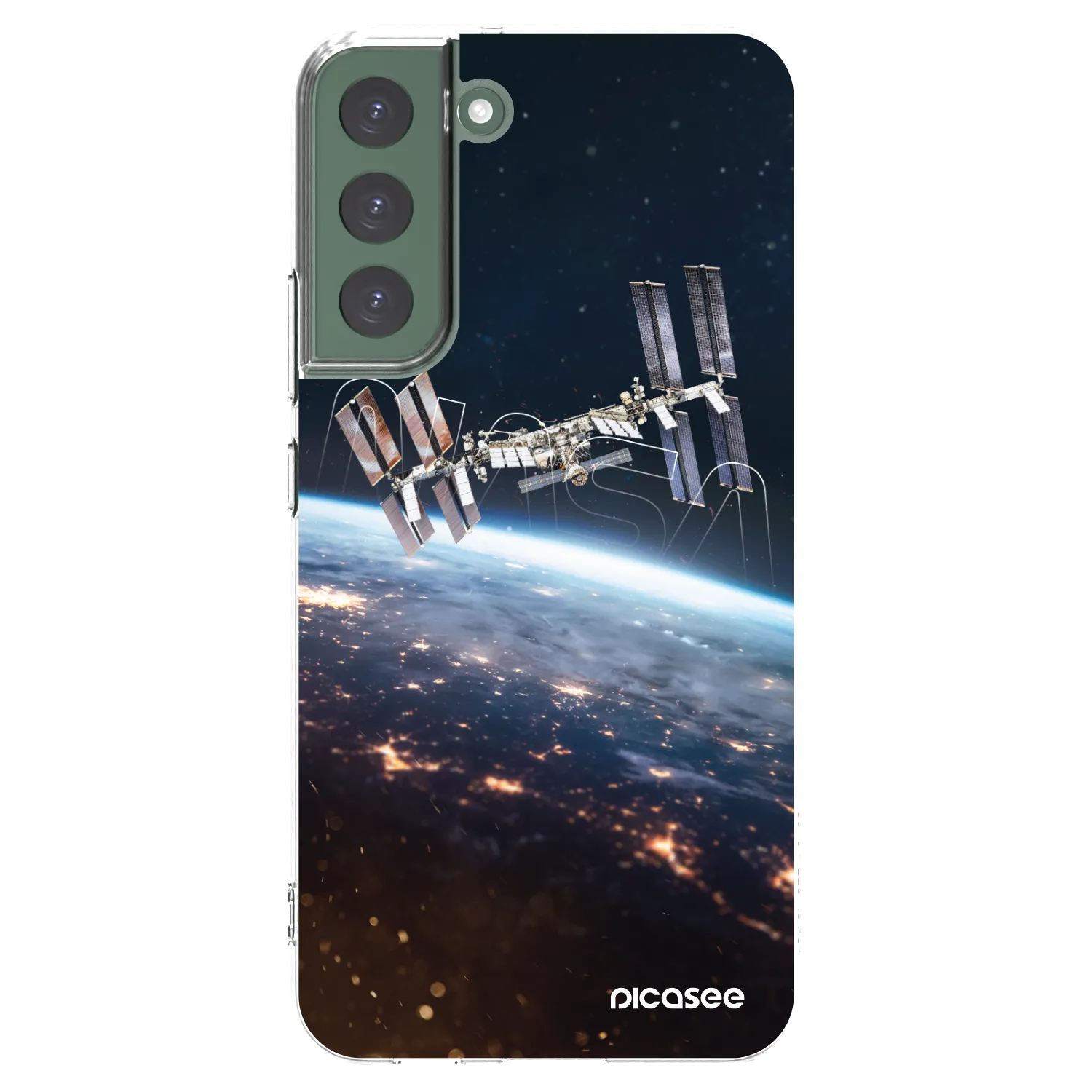 Picasee silikónový prehľadný obal pre Samsung Galaxy S22+ 5G - Station