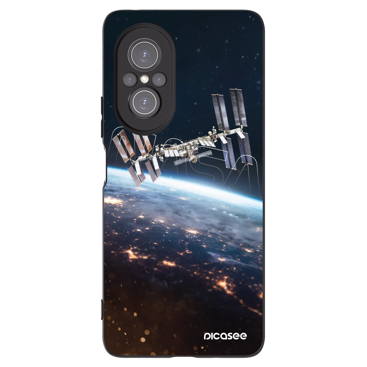 Picasee silikónový čierny obal pre Huawei Nova 9 SE - Station