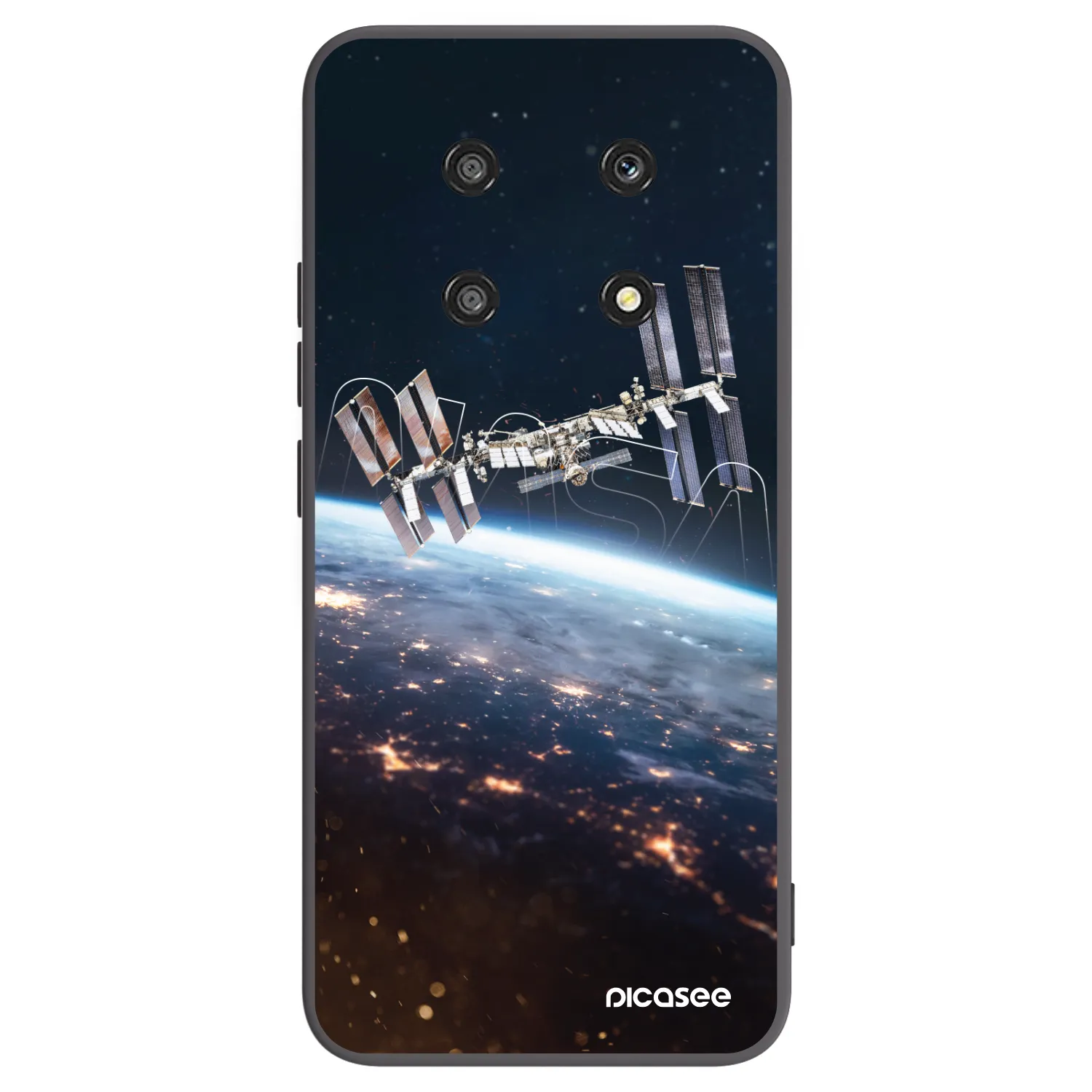 Picasee silikónový čierny obal pre Honor Magic4 Lite 5G - Station