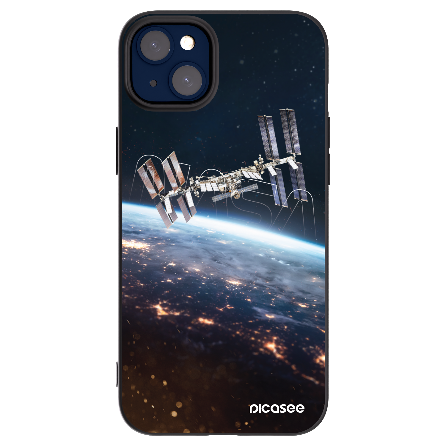 Picasee silikónový čierny obal pre Apple iPhone 14 Plus - Station