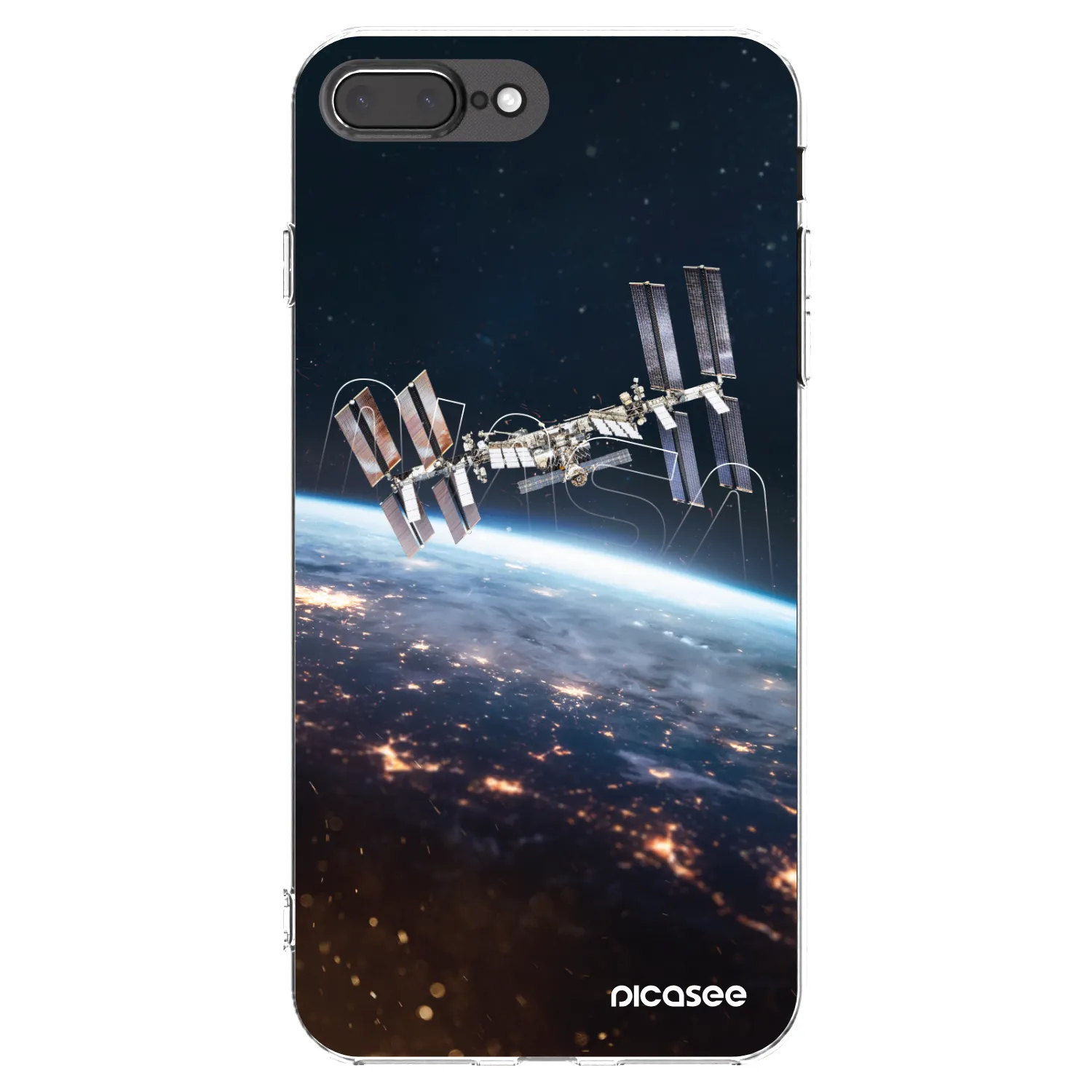 Picasee silikónový prehľadný obal pre Apple iPhone 8 Plus - Station