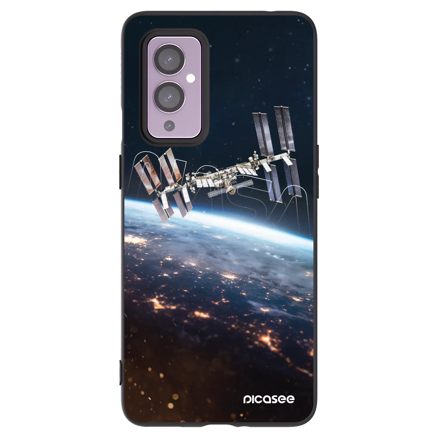 Picasee silikónový čierny obal pre OnePlus 9 - Station