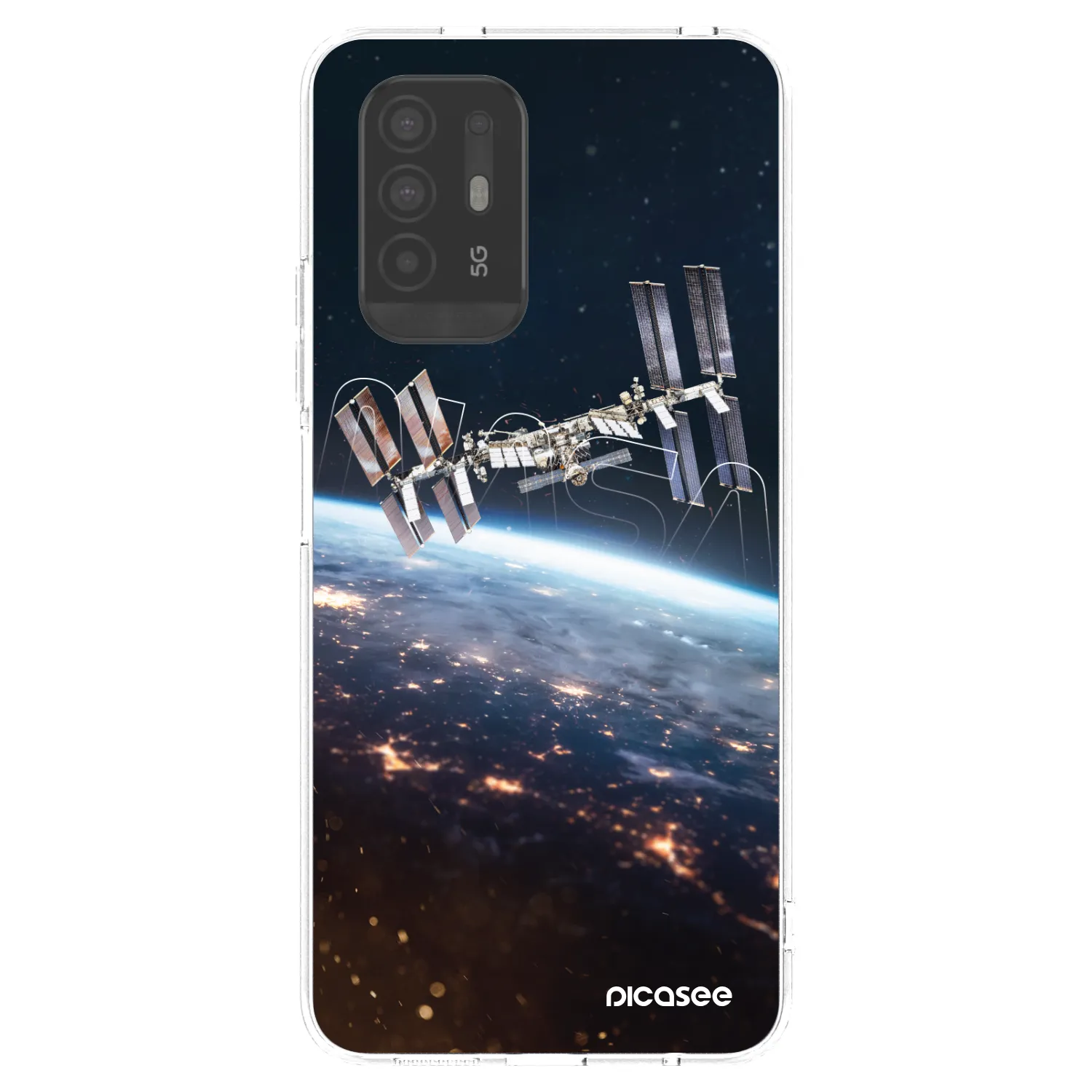 Picasee silikónový prehľadný obal pre OPPO A94 5G - Station