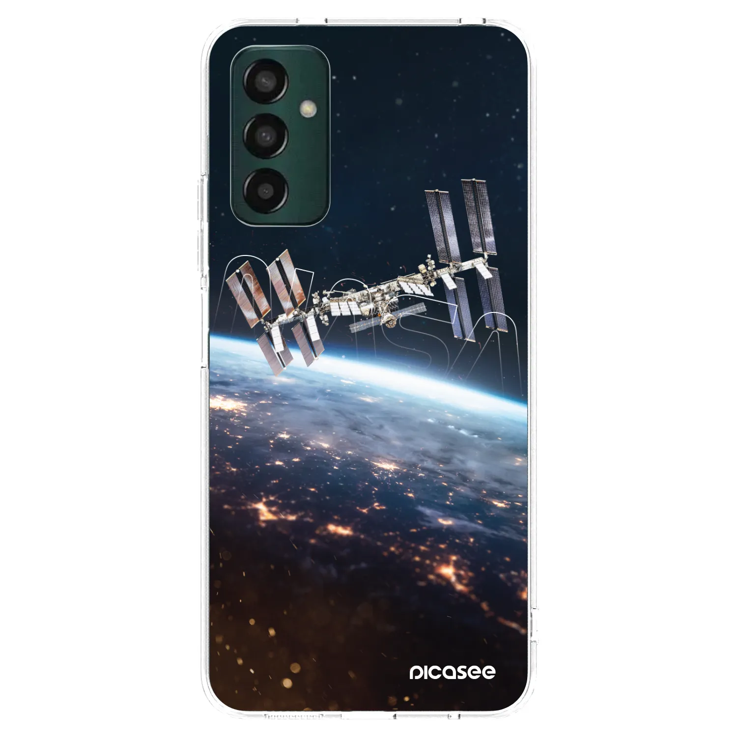 Picasee silikónový prehľadný obal pre Samsung Galaxy M23 5G - Station