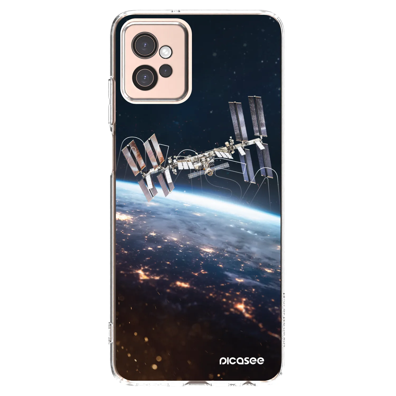 Picasee silikónový prehľadný obal pre Motorola Moto G32 - Station