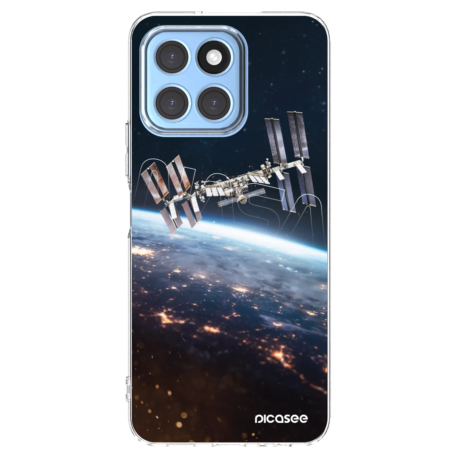 Picasee silikónový prehľadný obal pre Honor X8 5G - Station