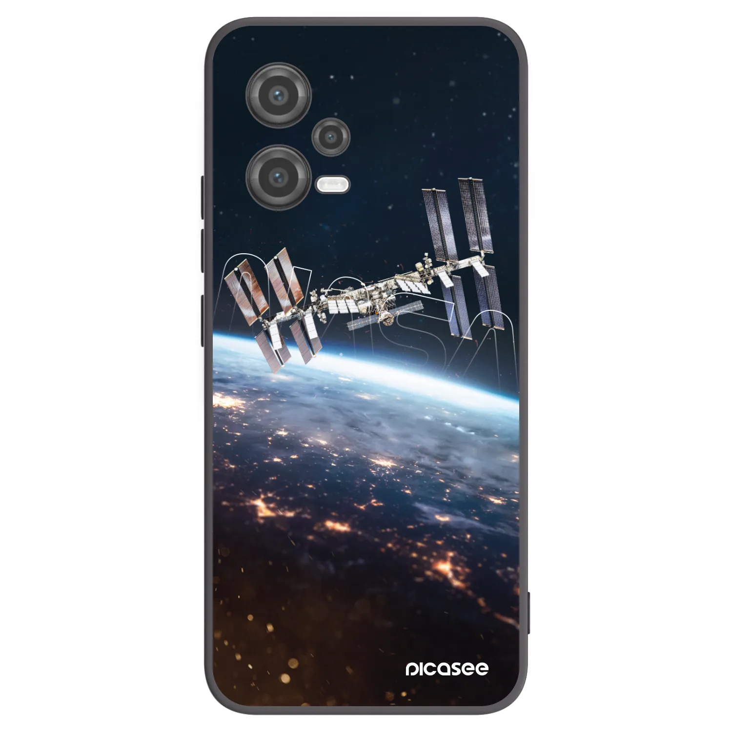Picasee silikónový čierny obal pre Xiaomi Poco X5 - Station