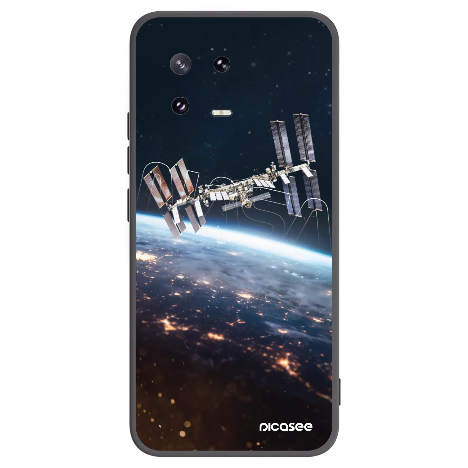 Picasee silikónový čierny obal pre Xiaomi 13 Pro - Station