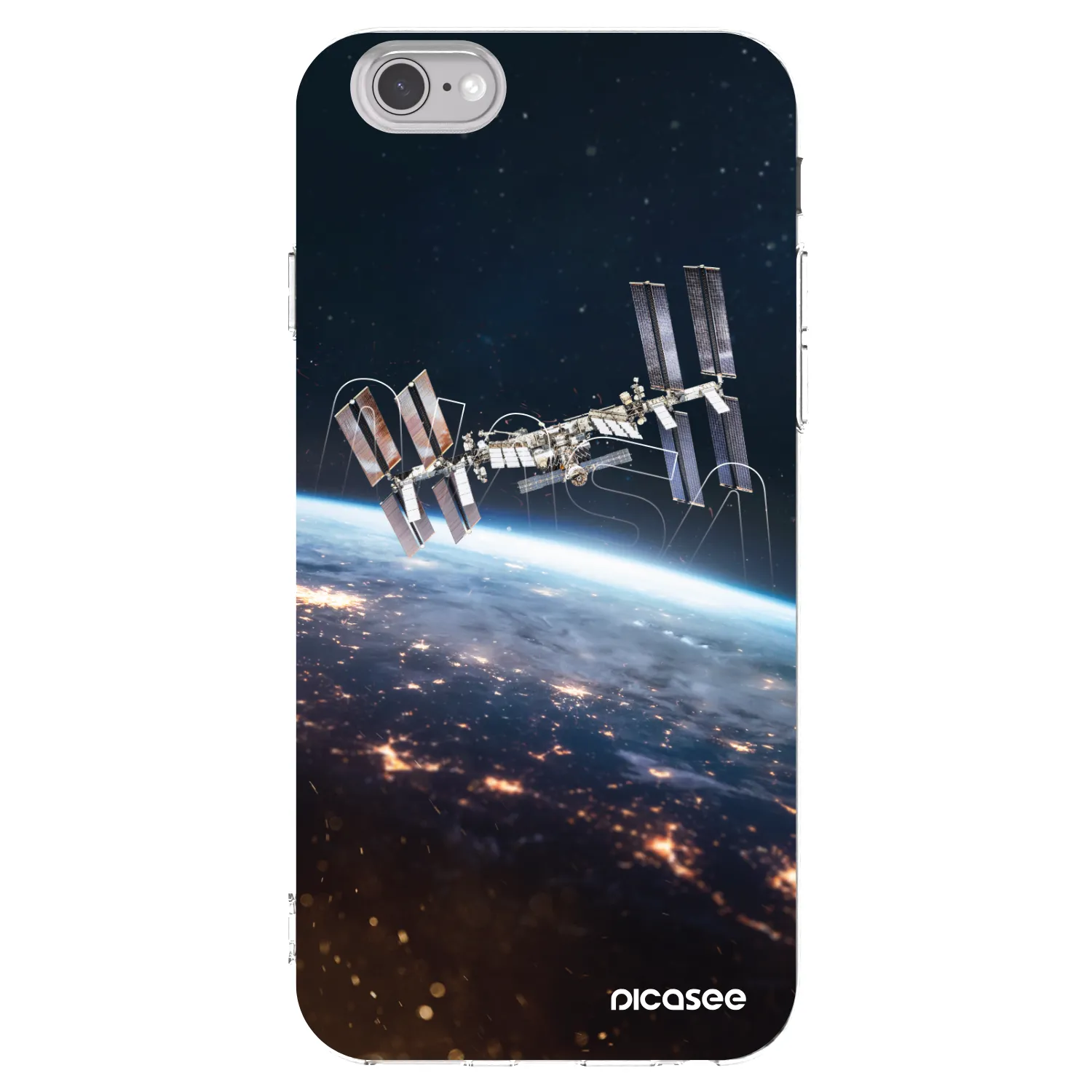 Picasee silikónový prehľadný obal pre Apple iPhone 6/6S - Station
