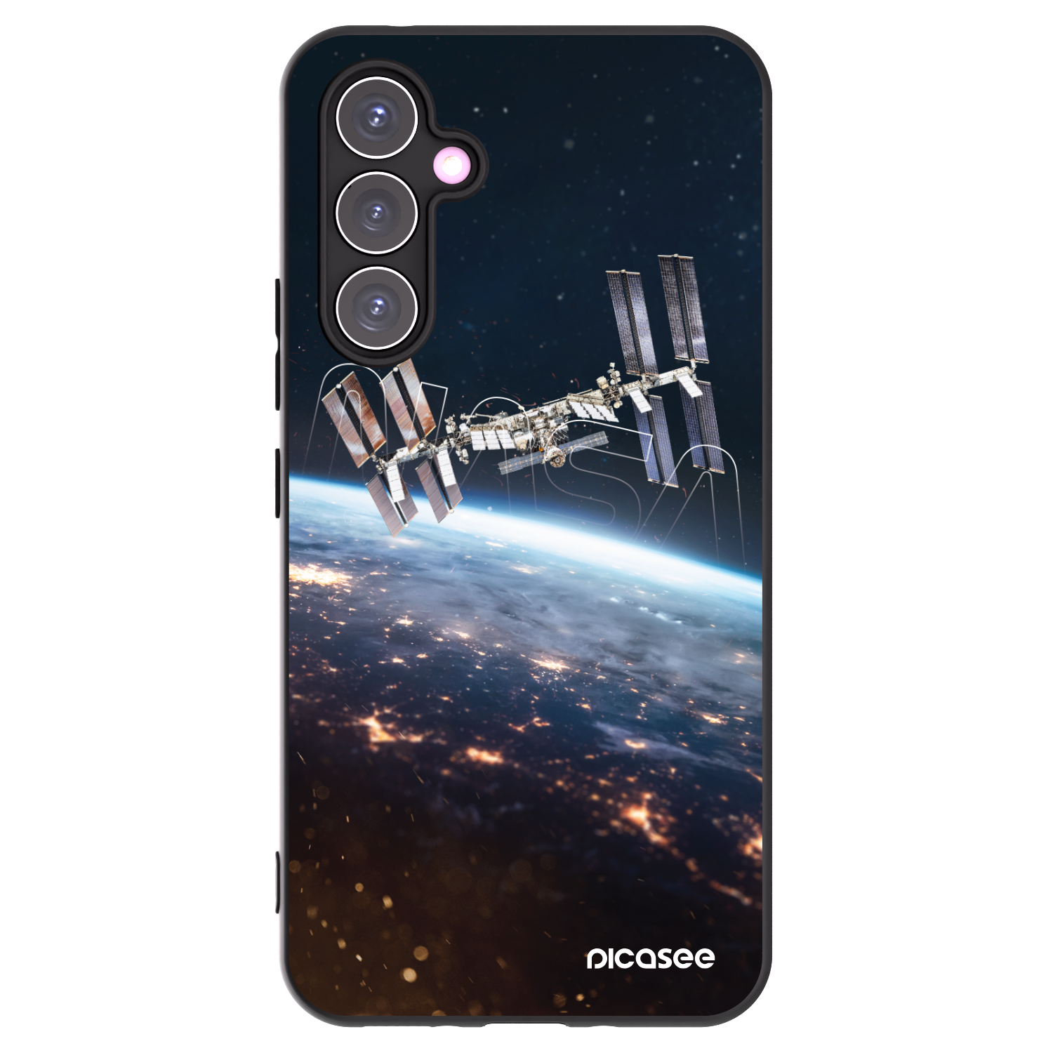 Picasee silikónový čierny obal pre Samsung Galaxy A54 5G A546B - Station