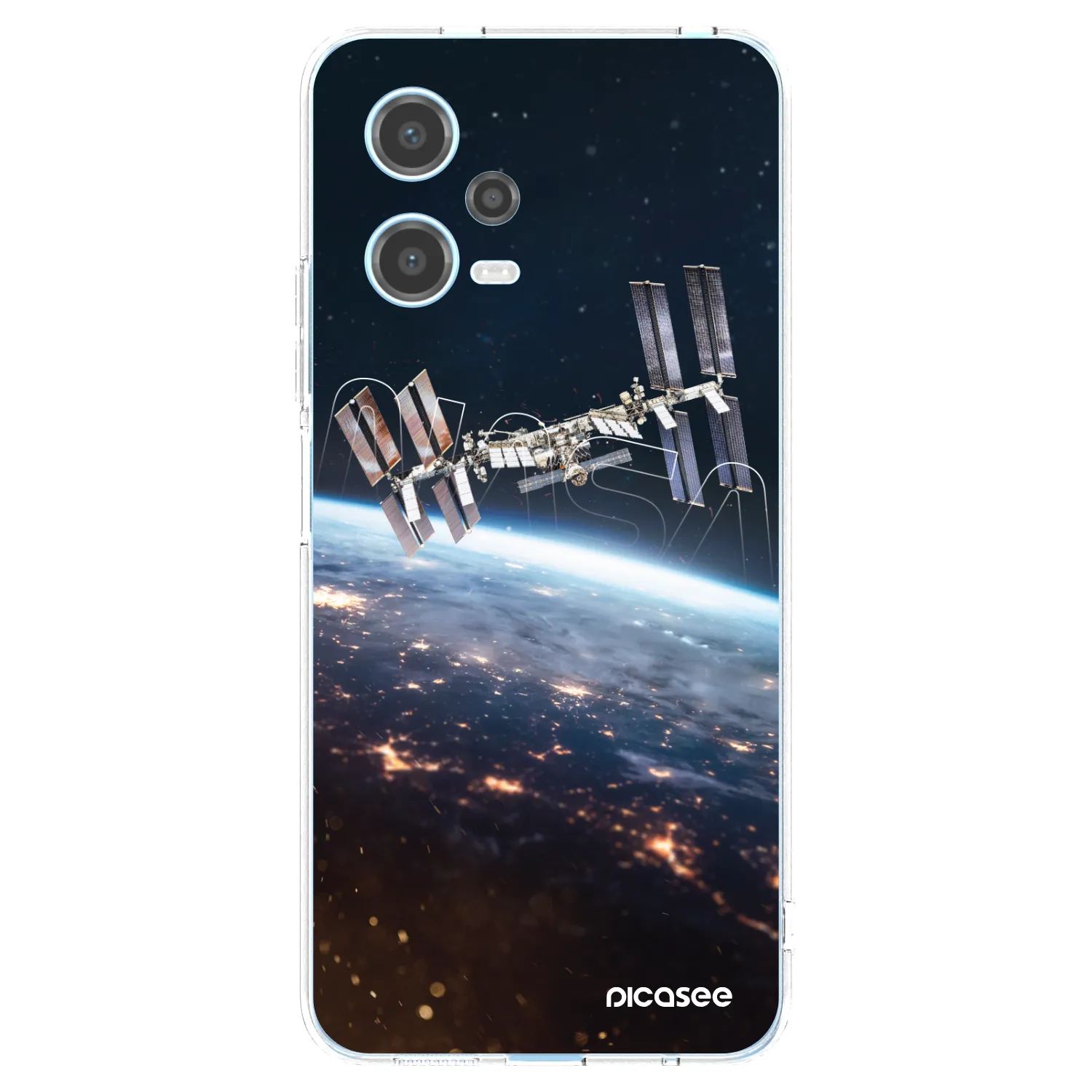 Picasee silikónový prehľadný obal pre Xiaomi Redmi Note 12 5G - Station