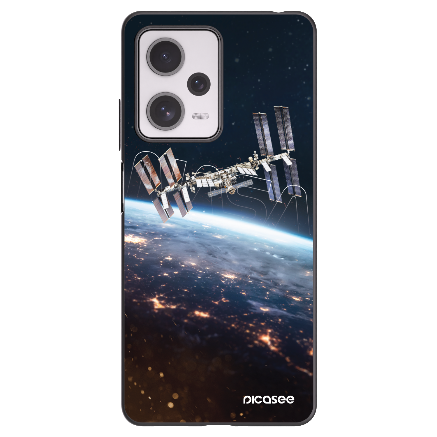 Picasee silikónový čierny obal pre Xiaomi Redmi Note 12 Pro+ 5G - Station