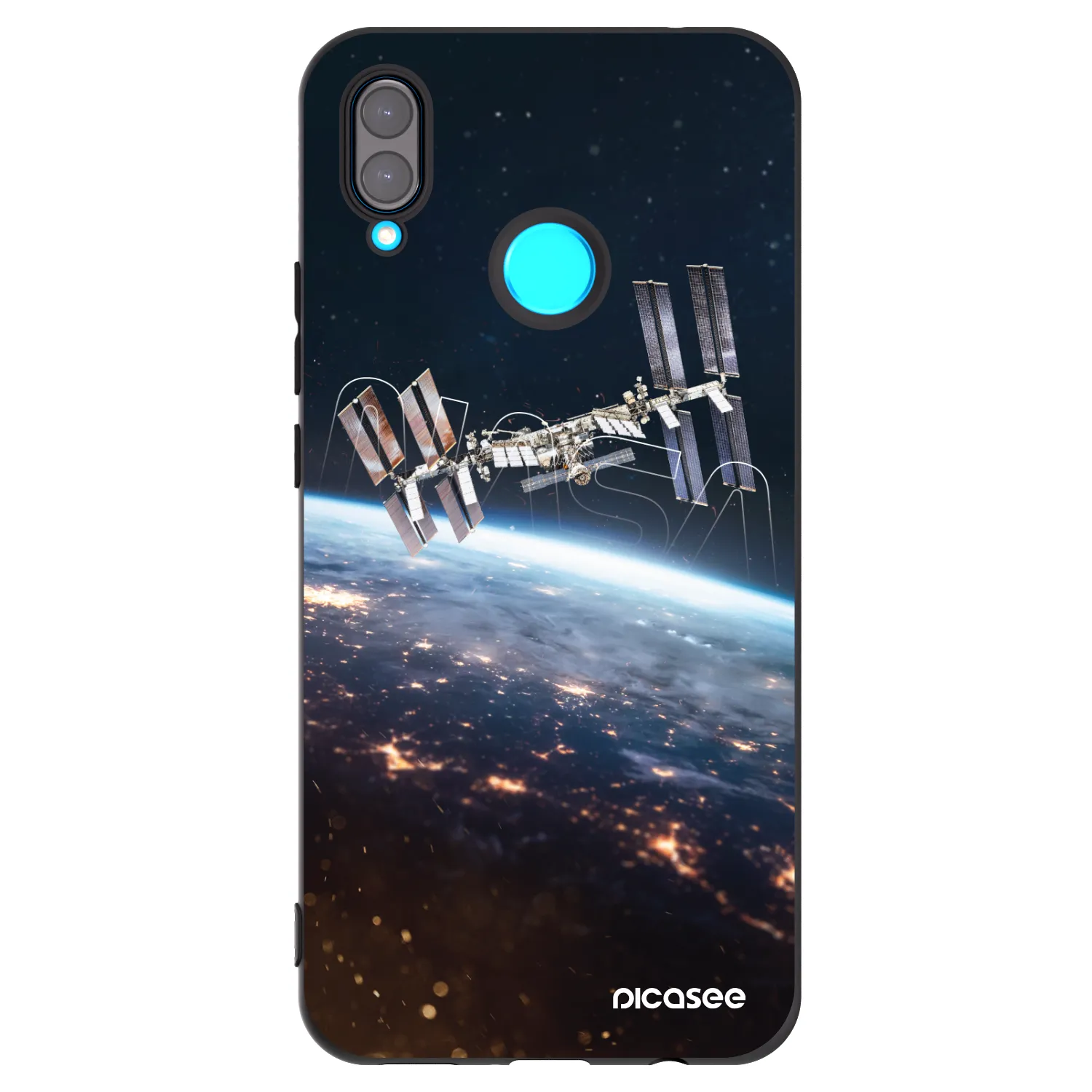 Picasee silikónový čierny obal pre Huawei Nova 3 - Station