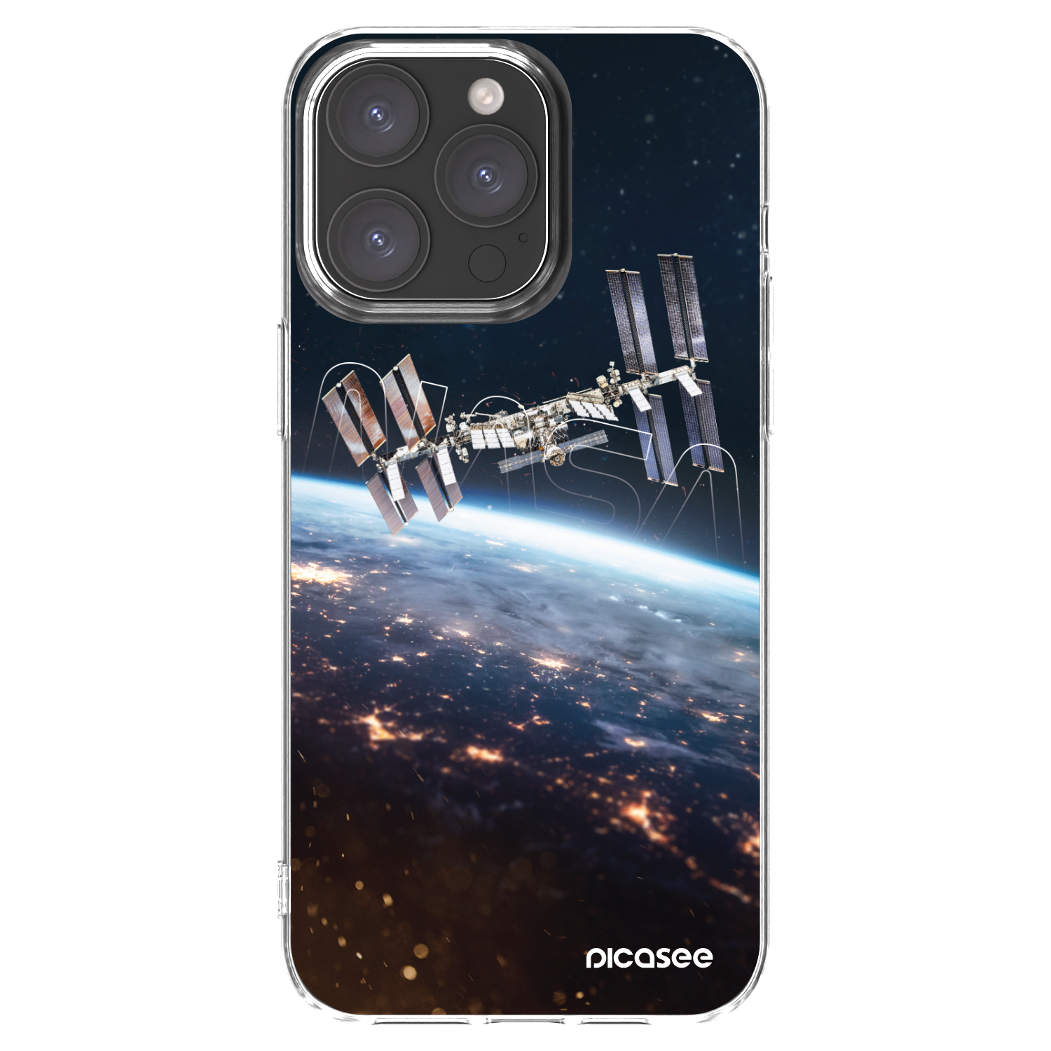 Silikónový prehľadný obal pre Apple iPhone 15 Pro Max - Station