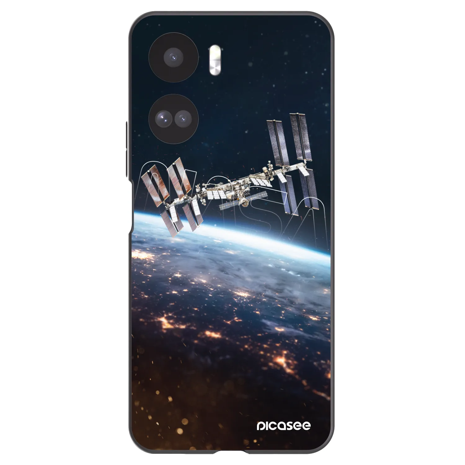 Picasee silikónový čierny obal pre Honor 90 Lite 5G - Station