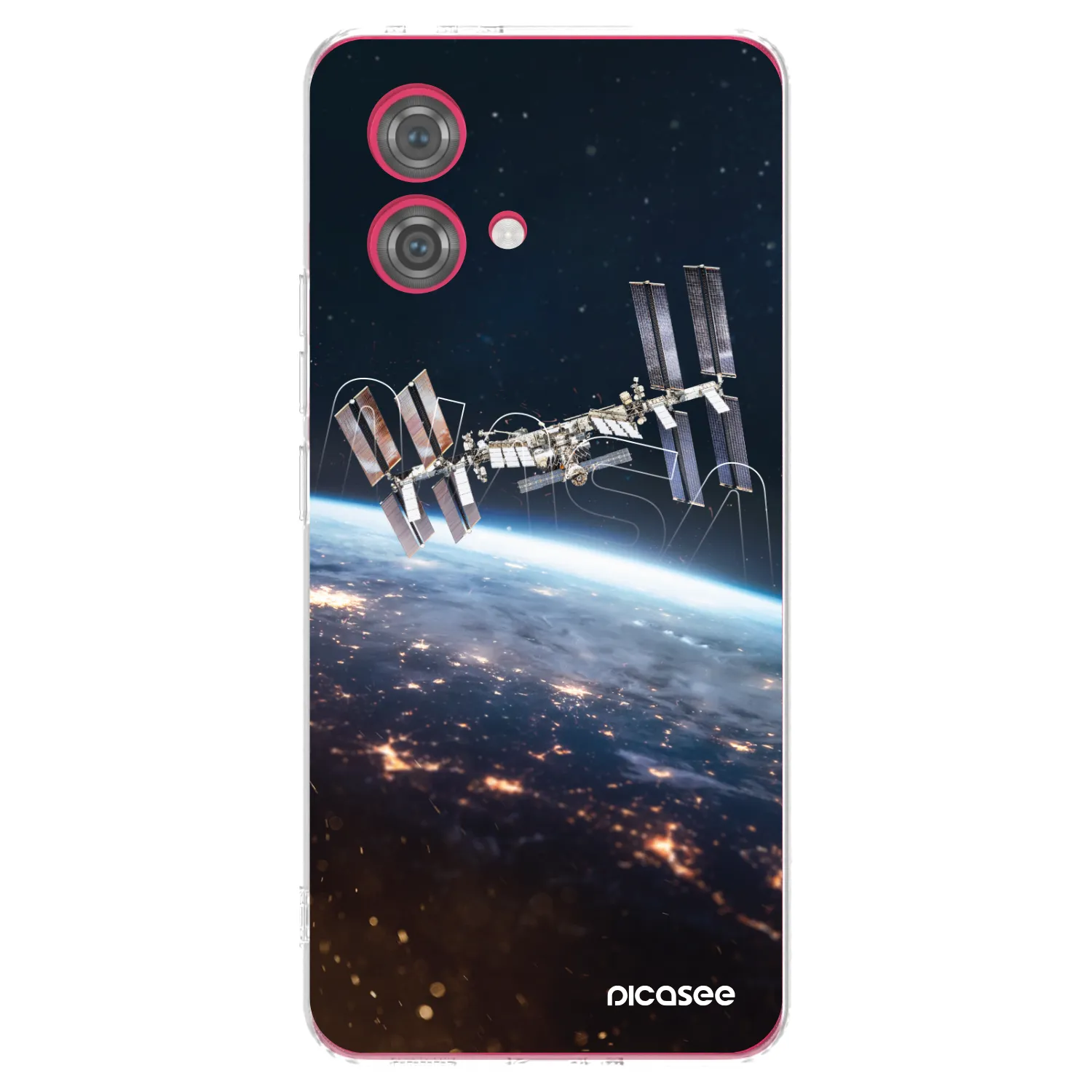 Picasee silikónový prehľadný obal pre Motorola Moto G84 5G - Station