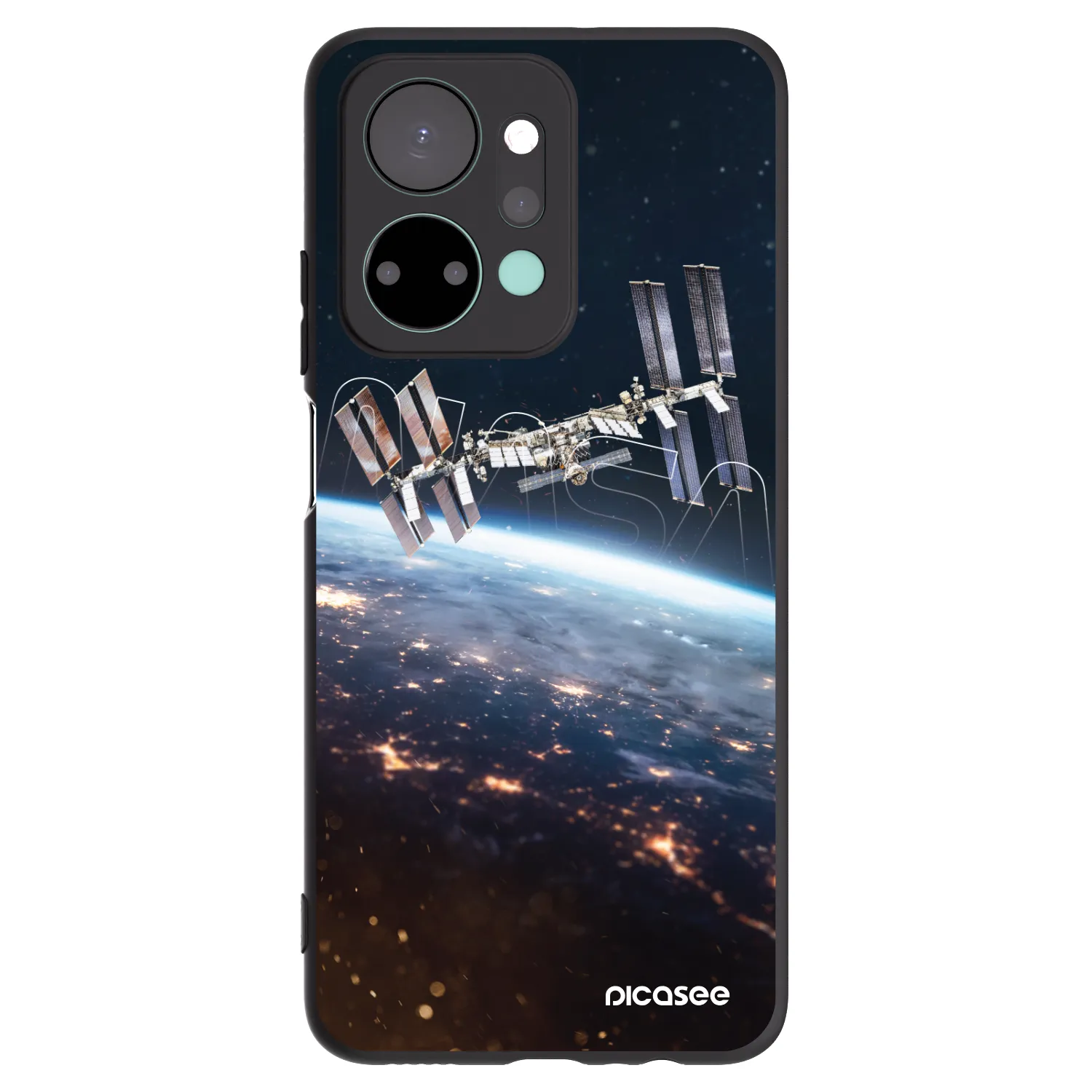 Picasee silikónový čierny obal pre Honor X7a - Station