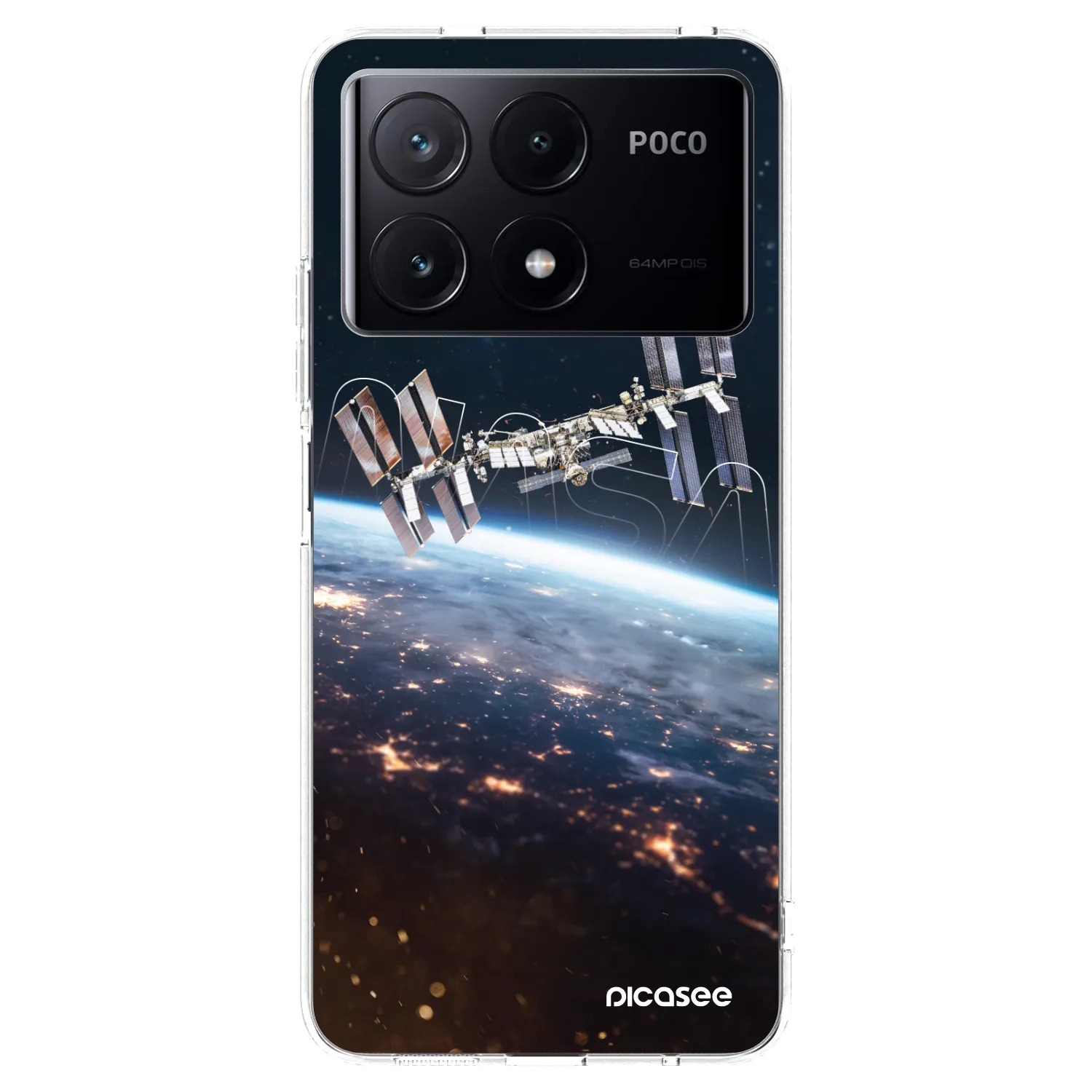 Picasee silikónový prehľadný obal pre Xiaomi Poco X6 Pro - Station