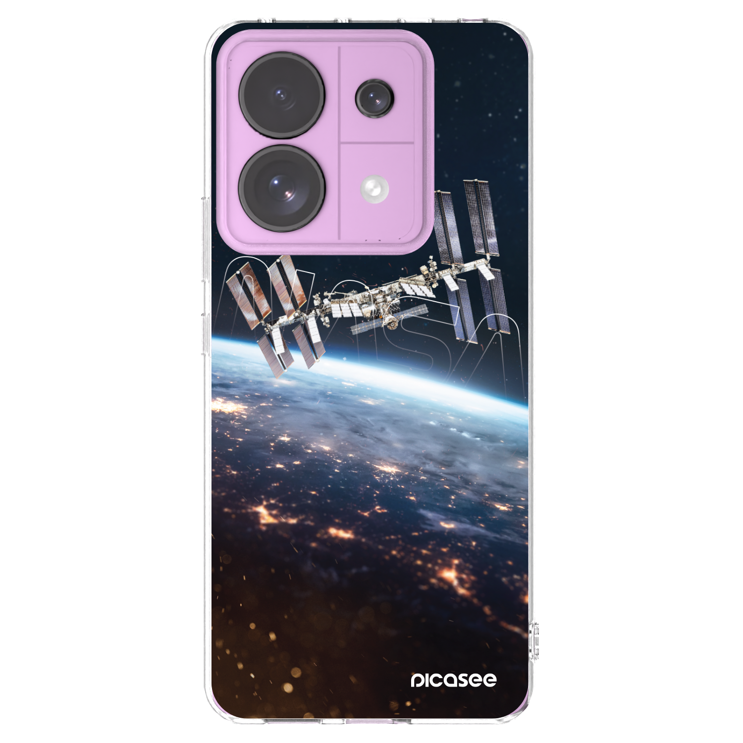 Picasee silikónový prehľadný obal pre Xiaomi Redmi Note 13 Pro 5G - Station