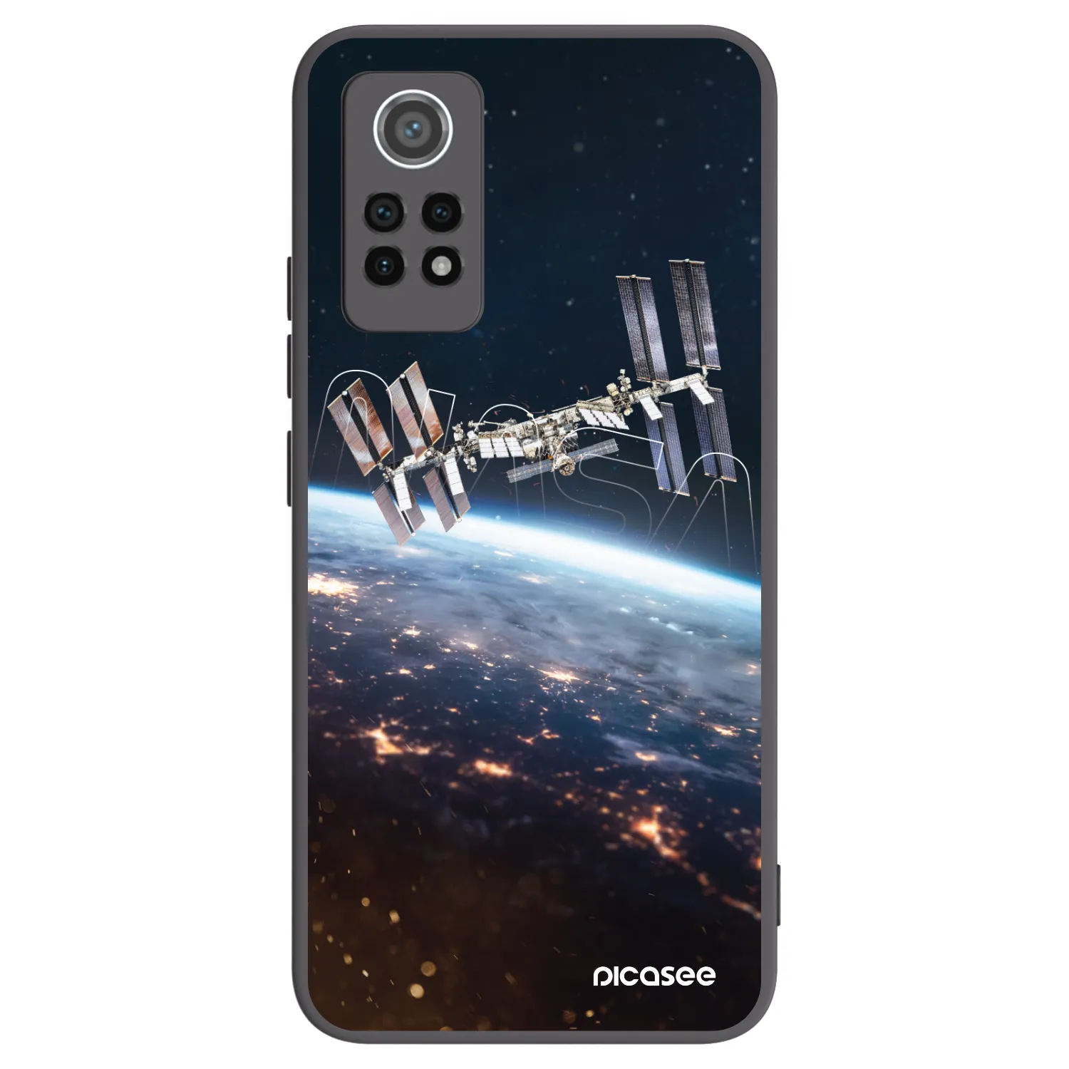 Picasee silikónový čierny obal pre Xiaomi Redmi Note 12 Pro 4G - Station