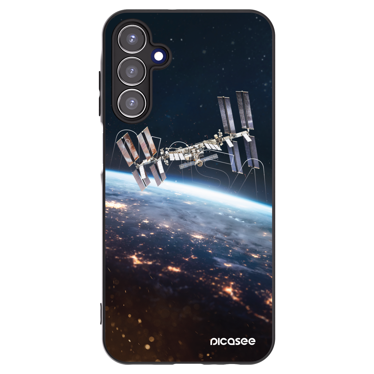 Picasee silikónový čierny obal pre Samsung Galaxy A15 A156B 5G - Station