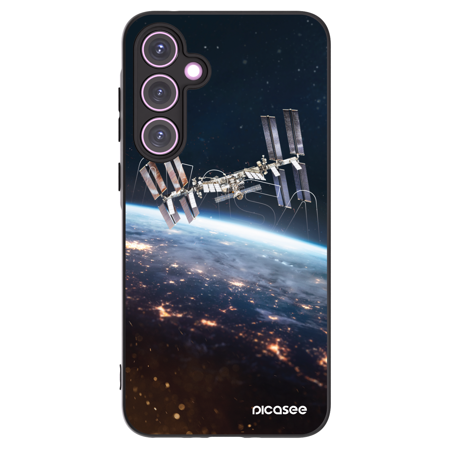 Picasee silikónový čierny obal pre Samsung Galaxy A35 5G A356B - Station