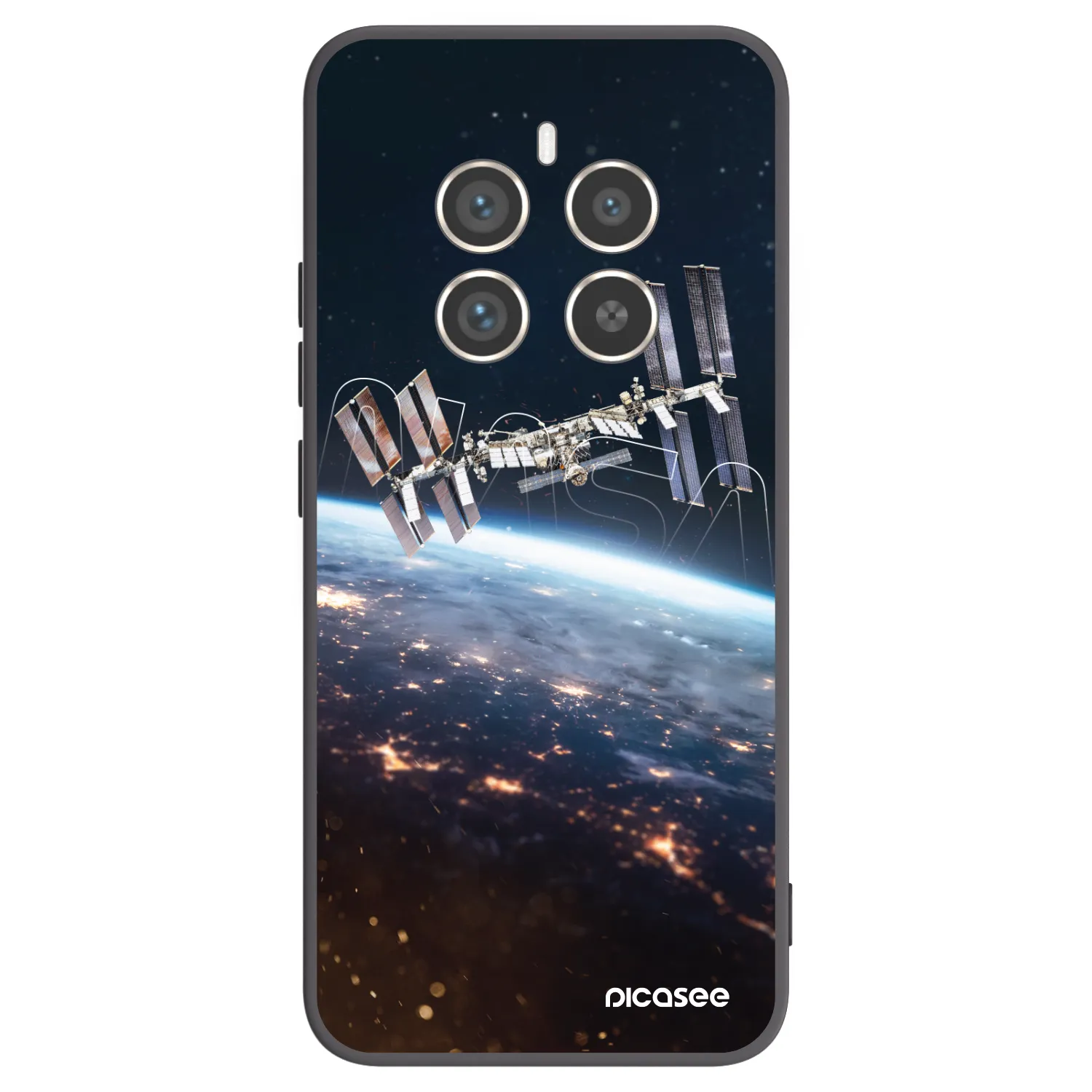 Picasee silikónový čierny obal pre Realme 12 Pro 5G - Station