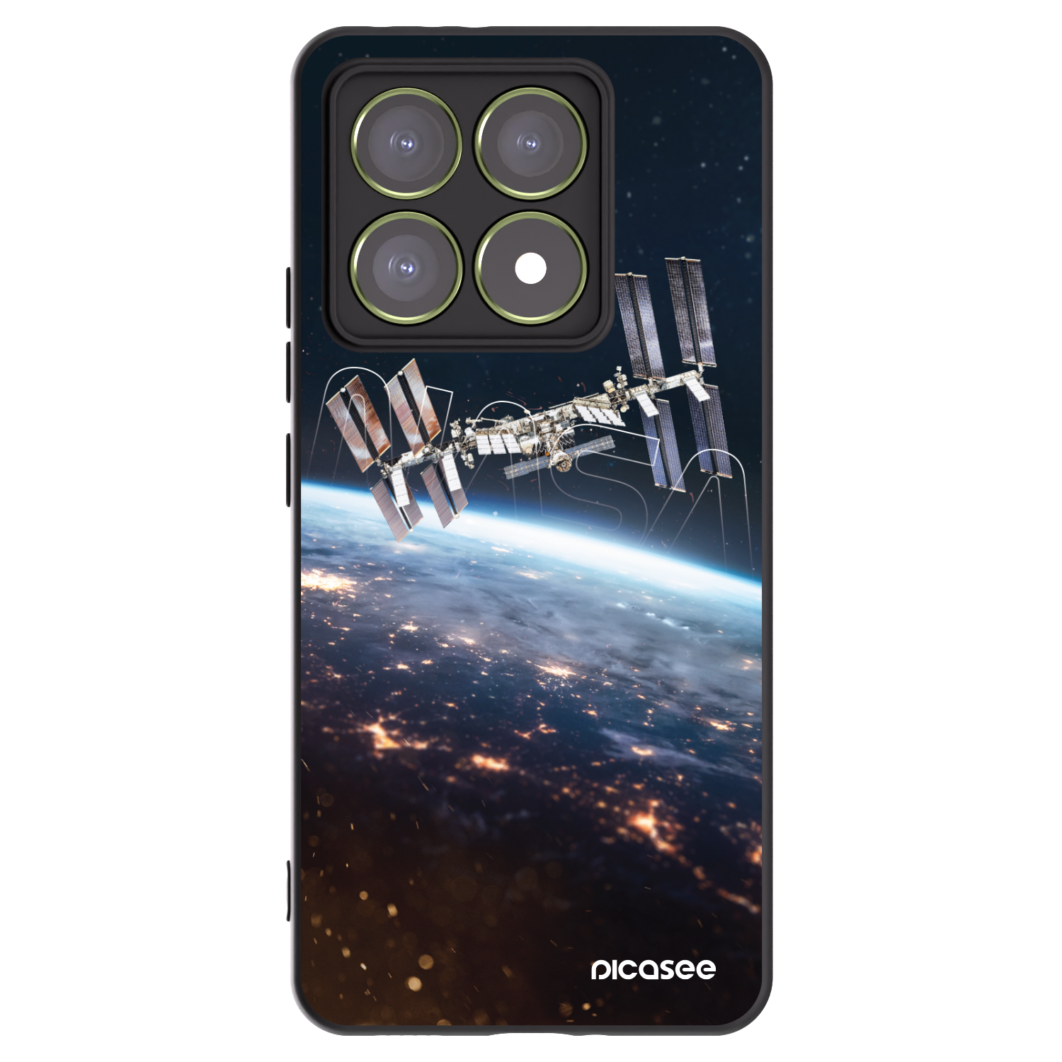 Picasee silikónový čierny obal pre Xiaomi 14T - Station