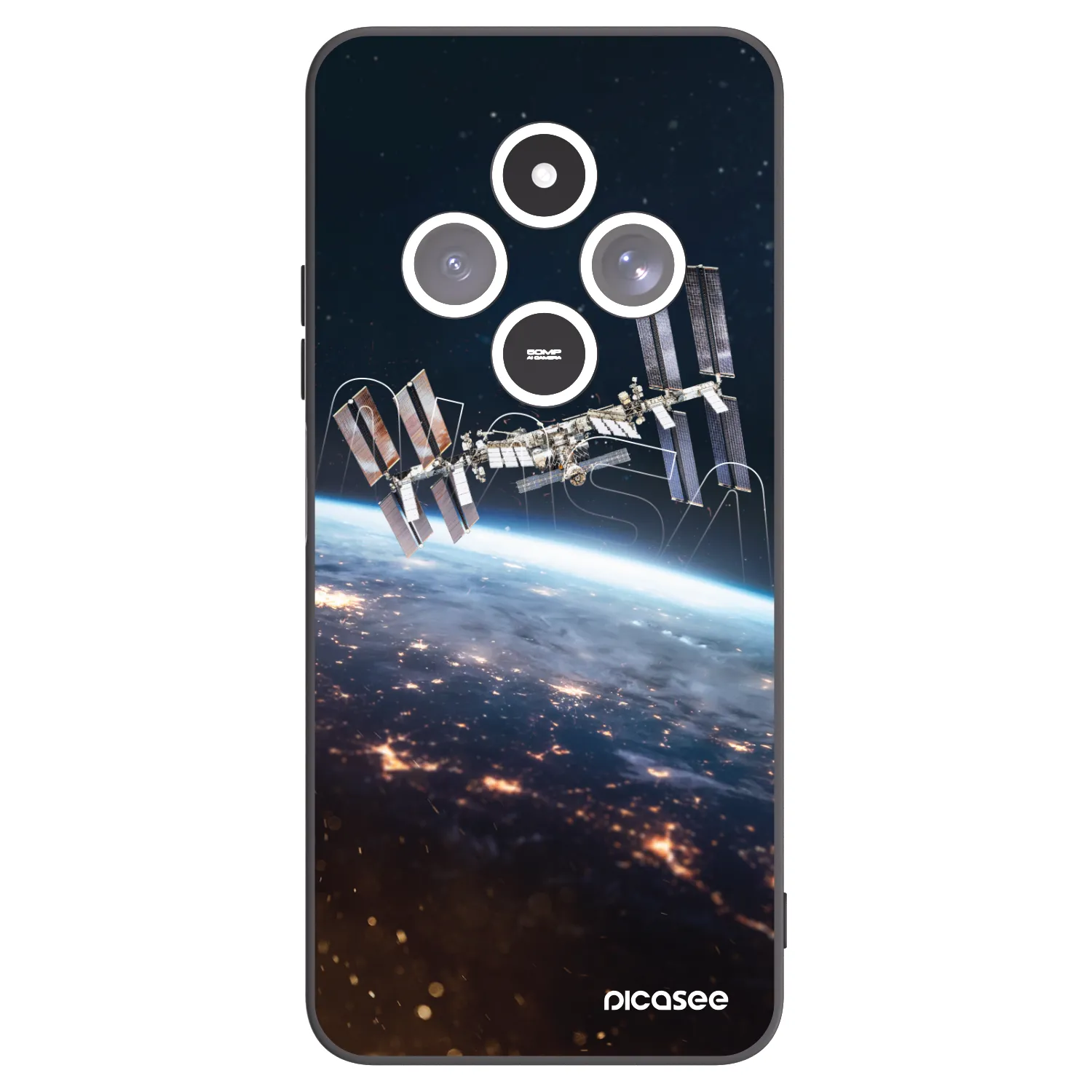 Picasee silikónový čierny obal pre Xiaomi Redmi 14C - Station
