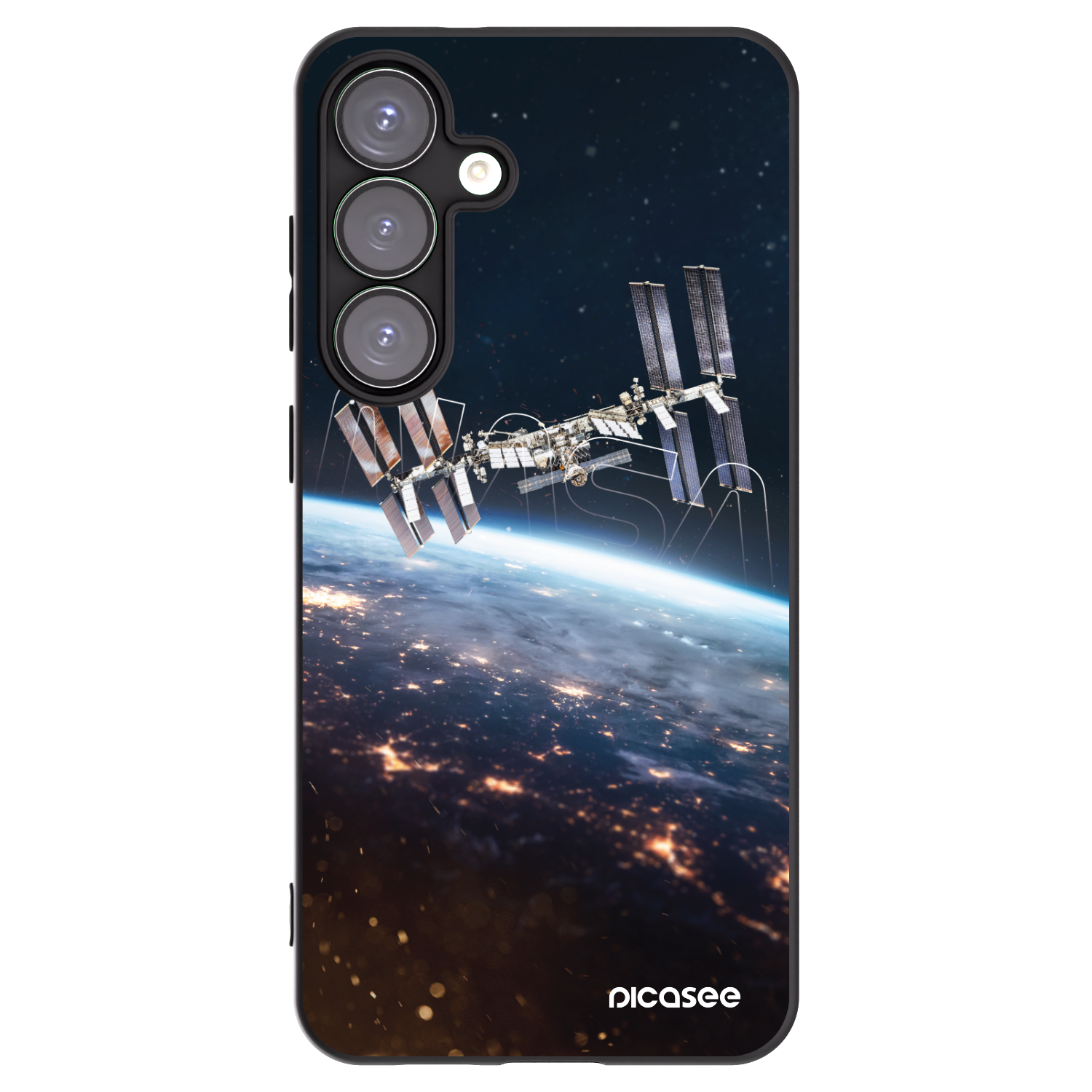 Picasee silikónový čierny obal pre Samsung Galaxy S25+ 5G - Station