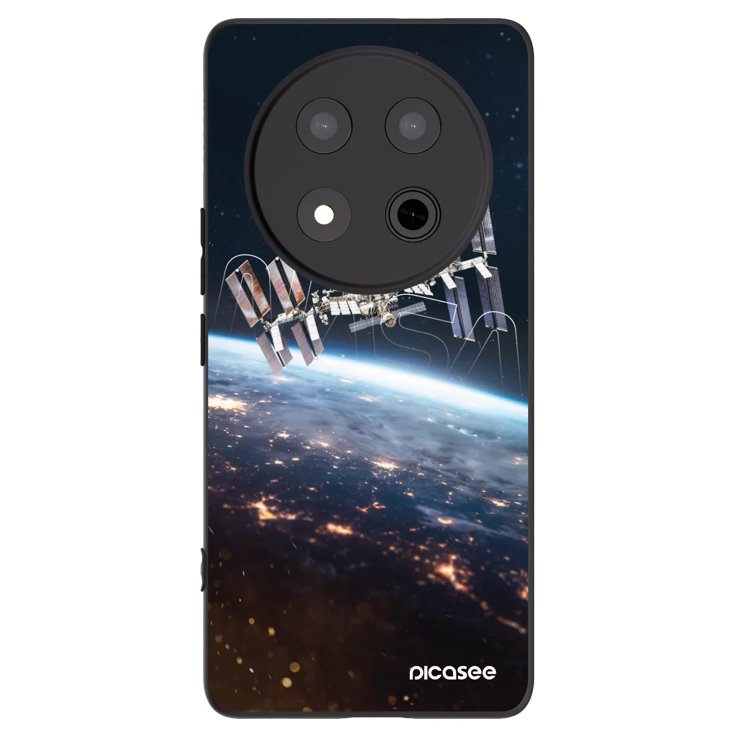Picasee silikónový čierny obal pre Honor Magic7 Lite 5G - Station