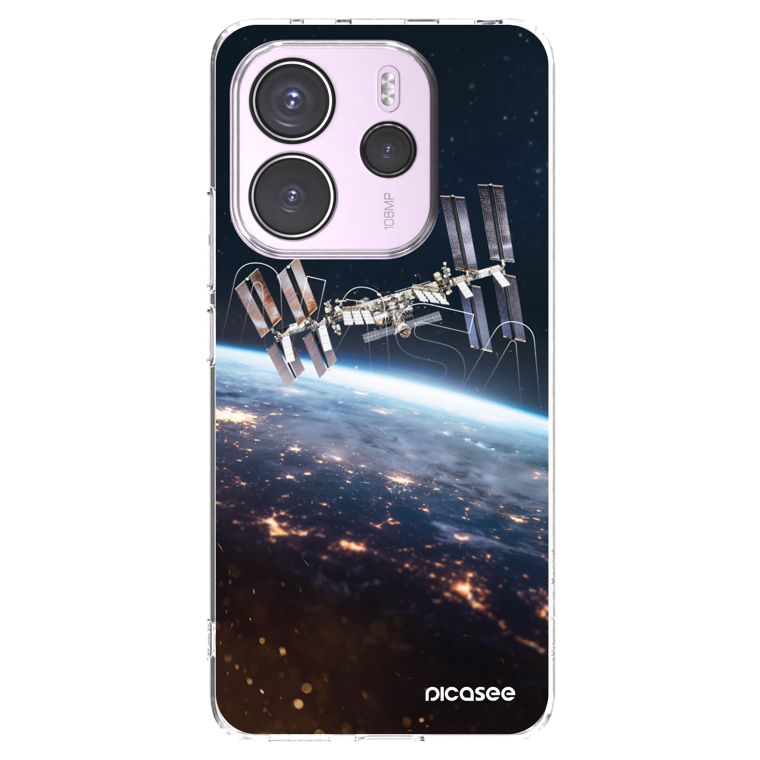 Picasee silikónový prehľadný obal pre Xiaomi Redmi Note 14 4G - Station