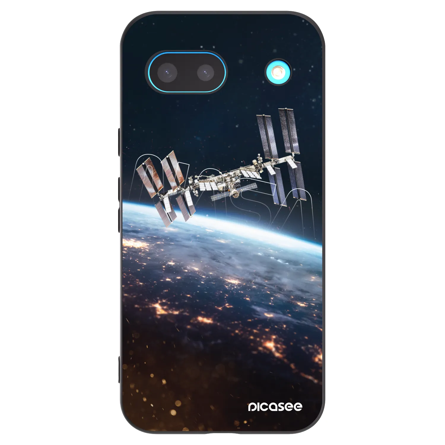 Picasee silikónový čierny obal pre Google Pixel 8a - Station