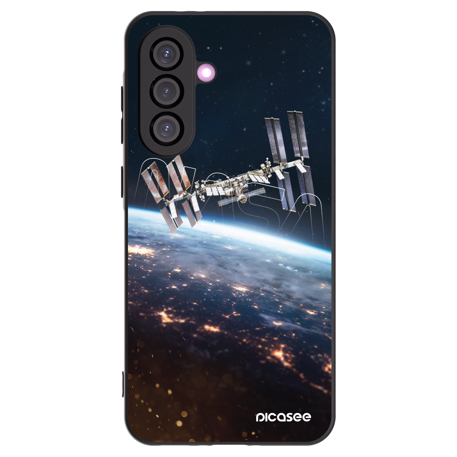 Picasee silikónový čierny obal pre Samsung Galaxy A36 5G - Station