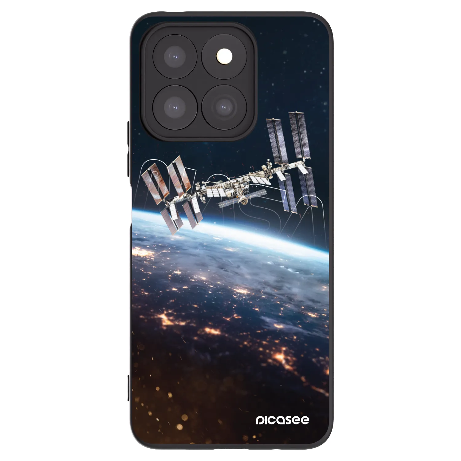 Picasee silikónový čierny obal pre Honor X8c - Station