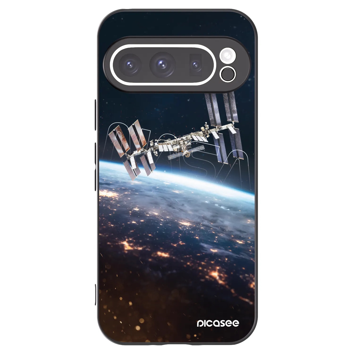 Picasee silikónový čierny obal pre Google Pixel 9 Pro - Station