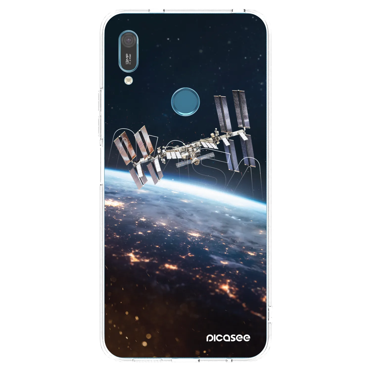 Picasee silikónový prehľadný obal pre Huawei Y6 2019 - Station