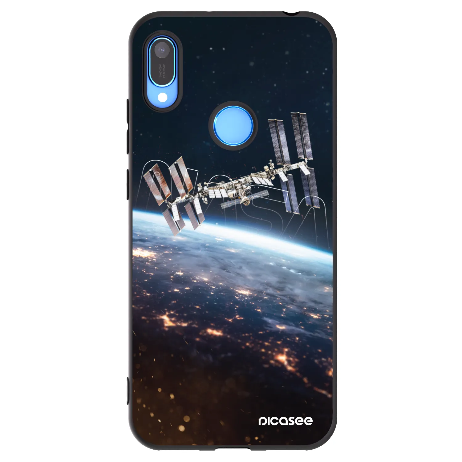 Picasee silikónový čierny obal pre Huawei Y6 2019 - Station