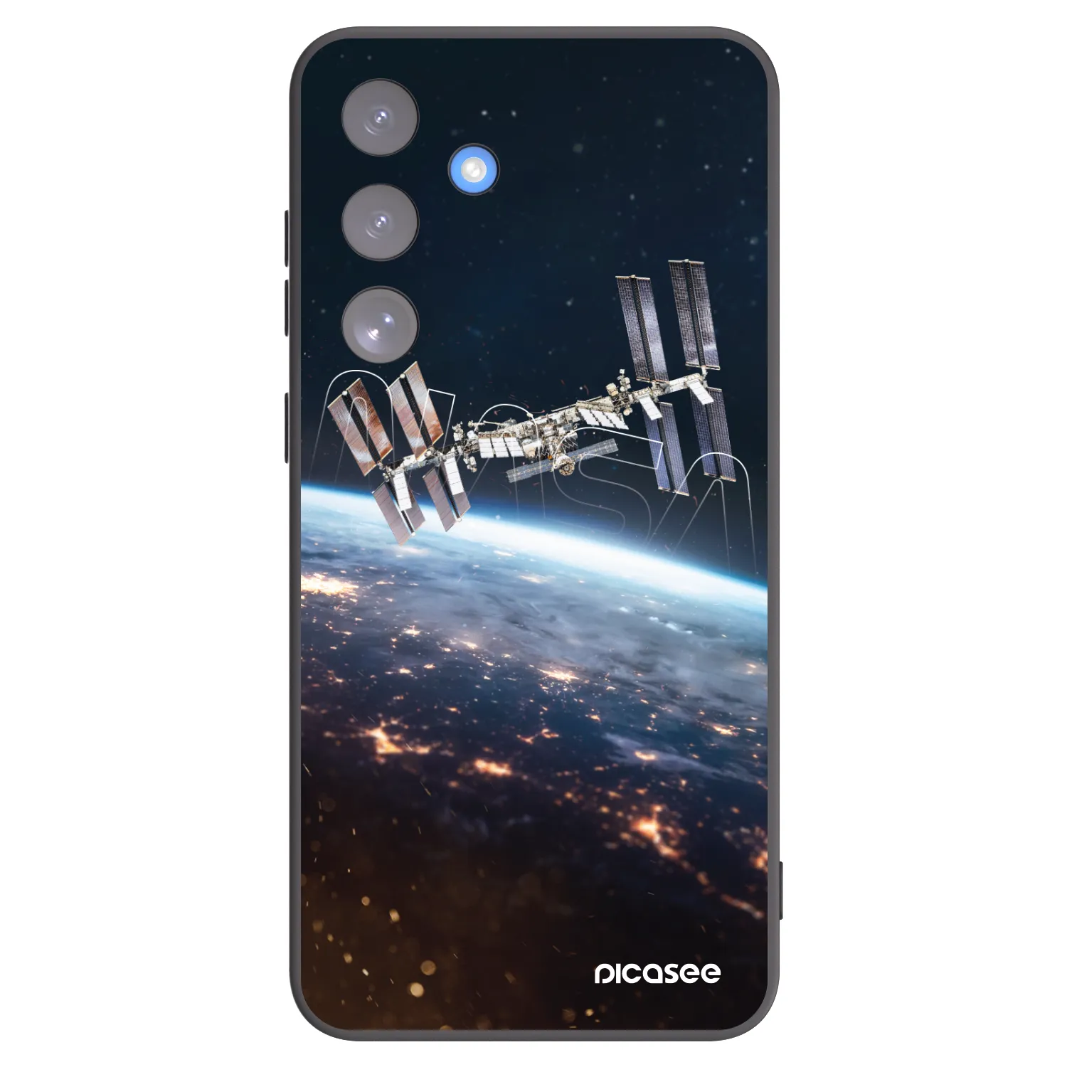 Picasee silikónový čierny obal pre Samsung Galaxy S25 FE 5G - Station