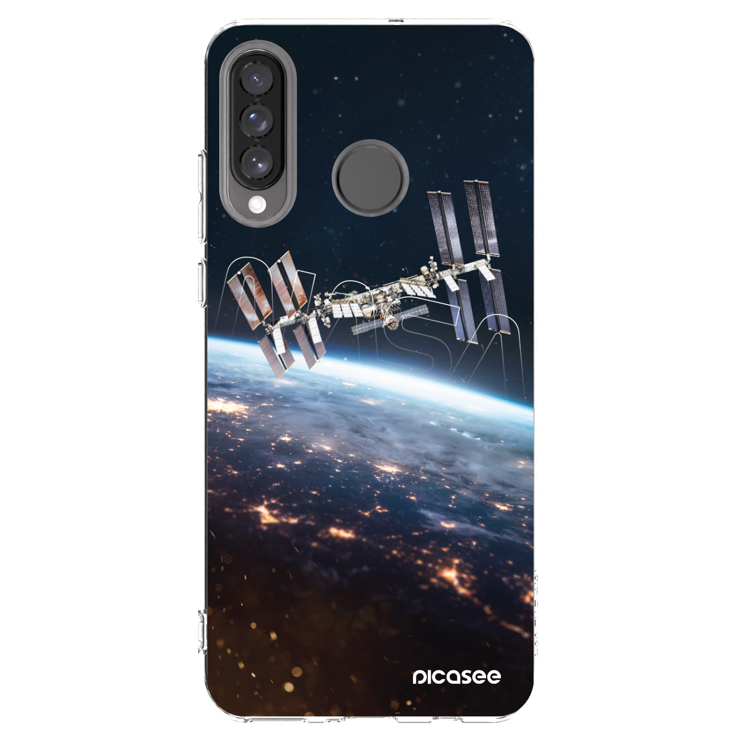 Picasee silikónový prehľadný obal pre Huawei P30 Lite - Station